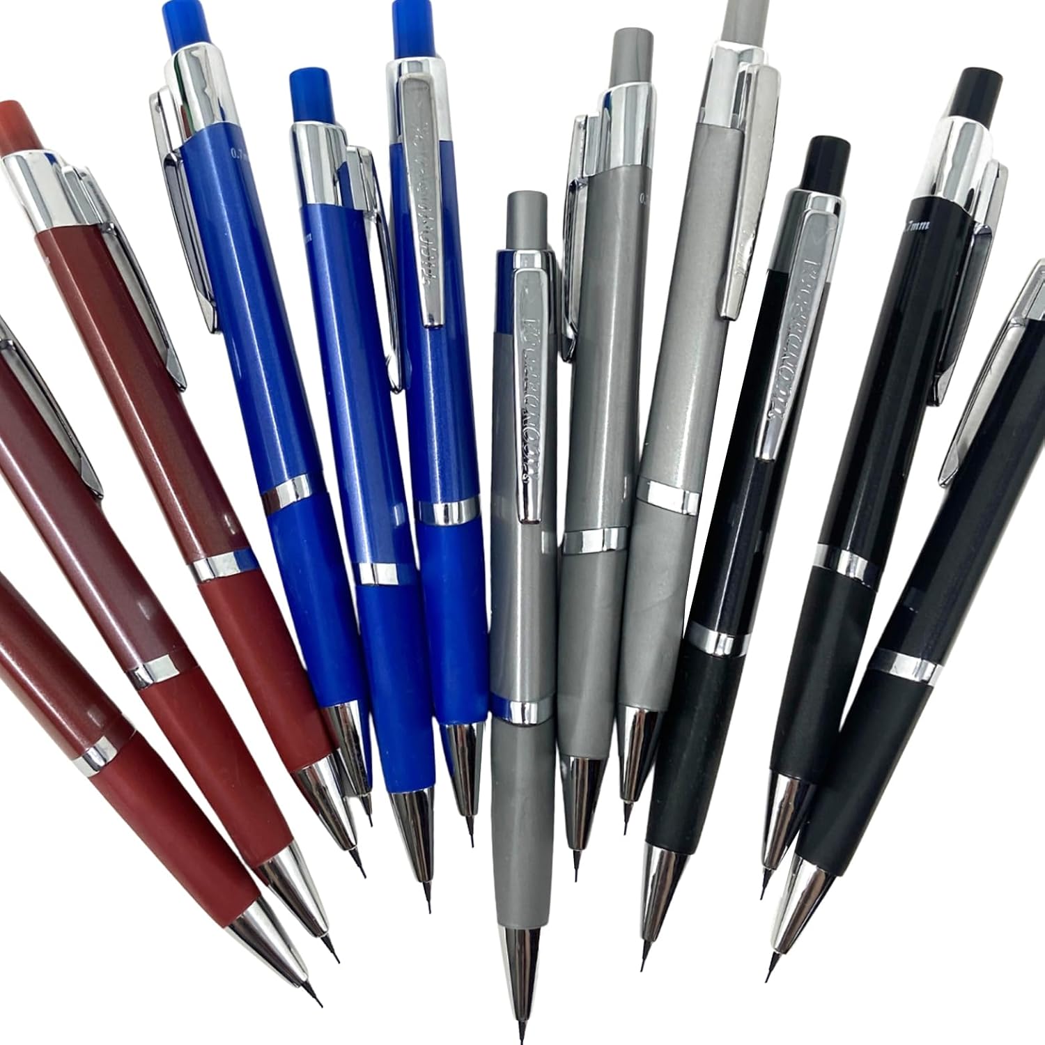 Fancy Pencils – Metal Mechanical Pencil Set of 12 0.7 MM Engineering Tools Engineering Student Essentials Drafting Tools & Drafting Kits Architecture Supplies Mechanical Pencil Kit Nice Drawing Set