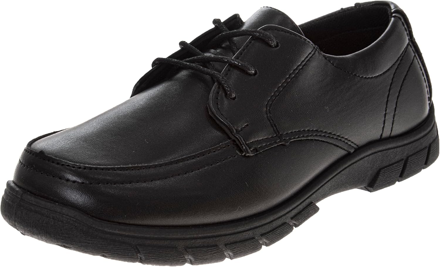 French Toast Boys Shoes – Kids Oxford School Uniform Loafer Church Dress Shoes Slip-On Faux-Leather (Toddler-Big Kid) (Black)