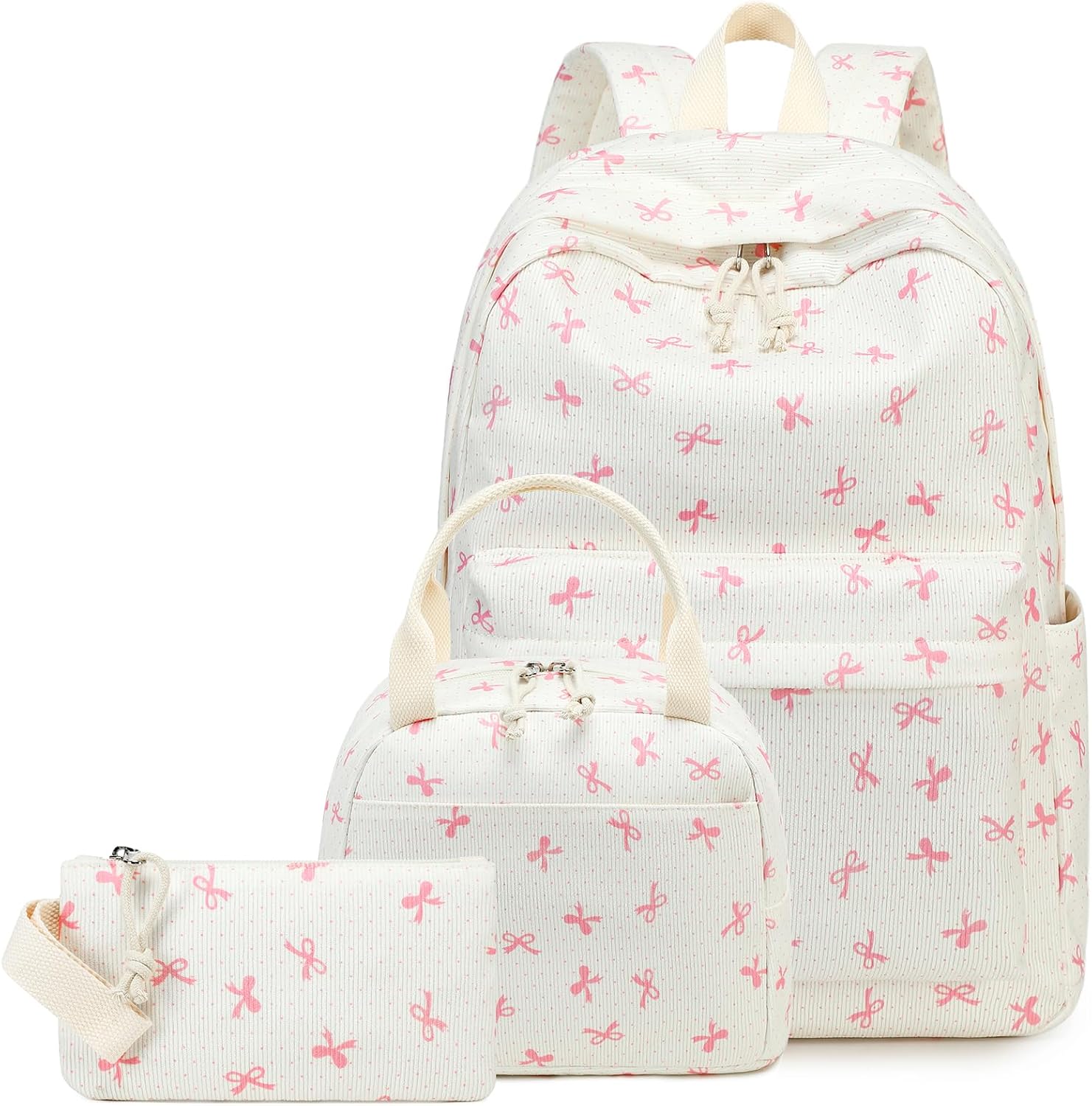 LEDAOU Backpack for Girls School Bag Kids Bookbag Teen Backpack Set Daypack with Lunch Bag and Pencil Case | Kids