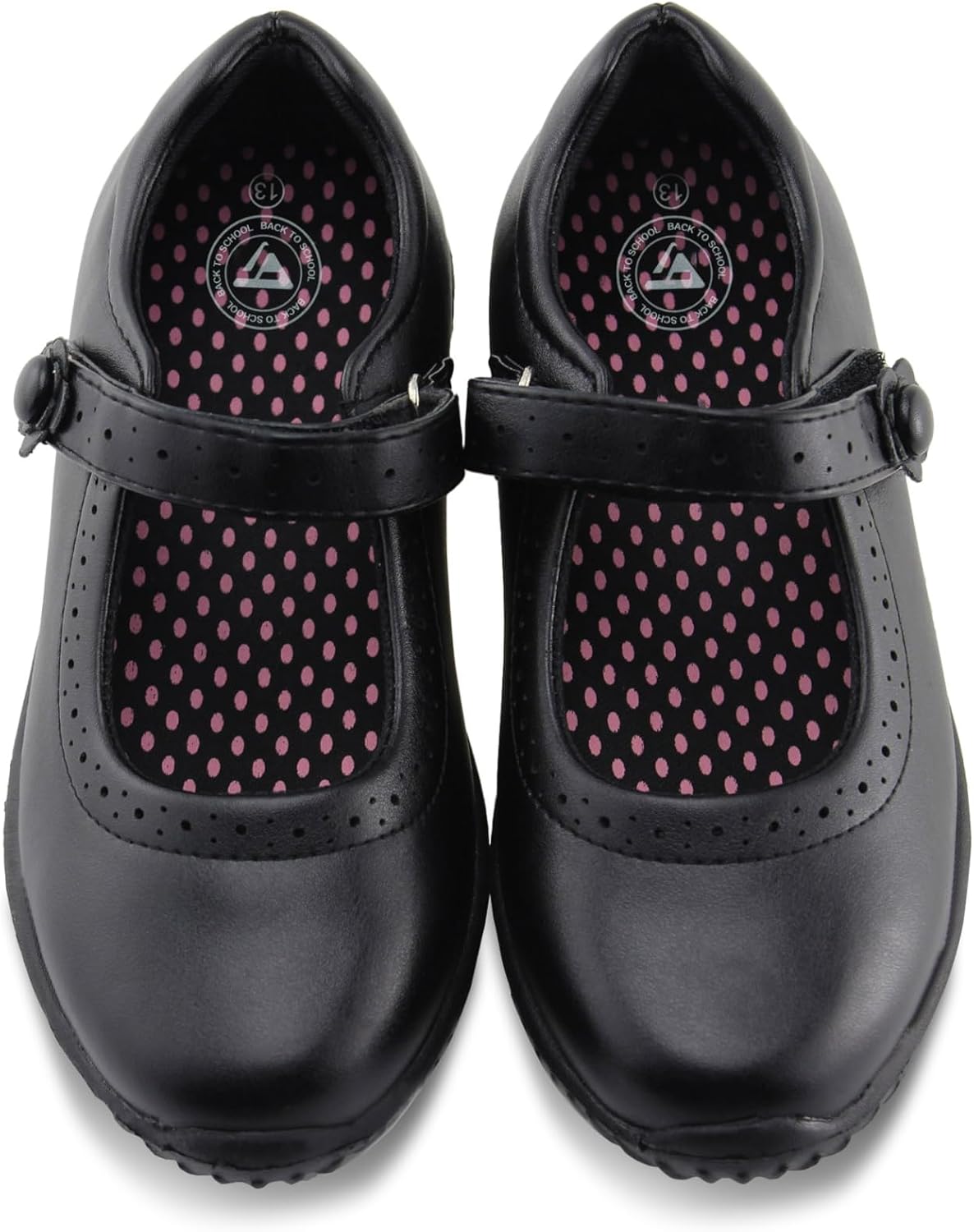 JABASIC Girl’s Mary Jane School Uniform Shoes