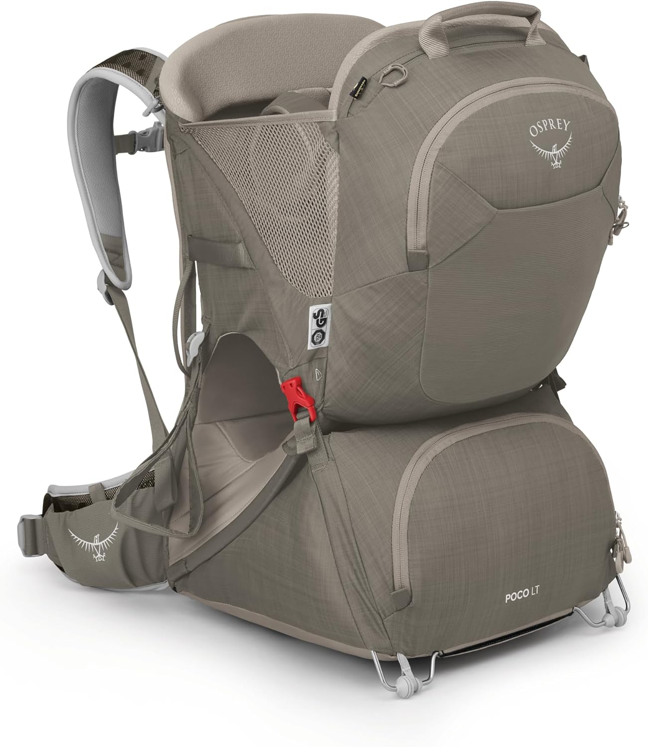 Osprey Poco LT Lightweight Child Carrier Backpack – Compact, Travel-Ready Kid Carrier with Sunshade and Adjustable Fit – Lightweight, Comfortable Hiking Carrier for Toddlers