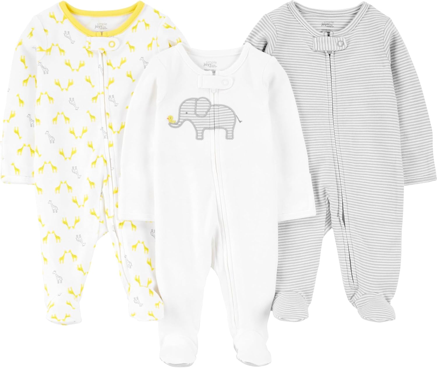 Simple Joys by Carter’s Baby 3-Pack Neutral Sleep and Play