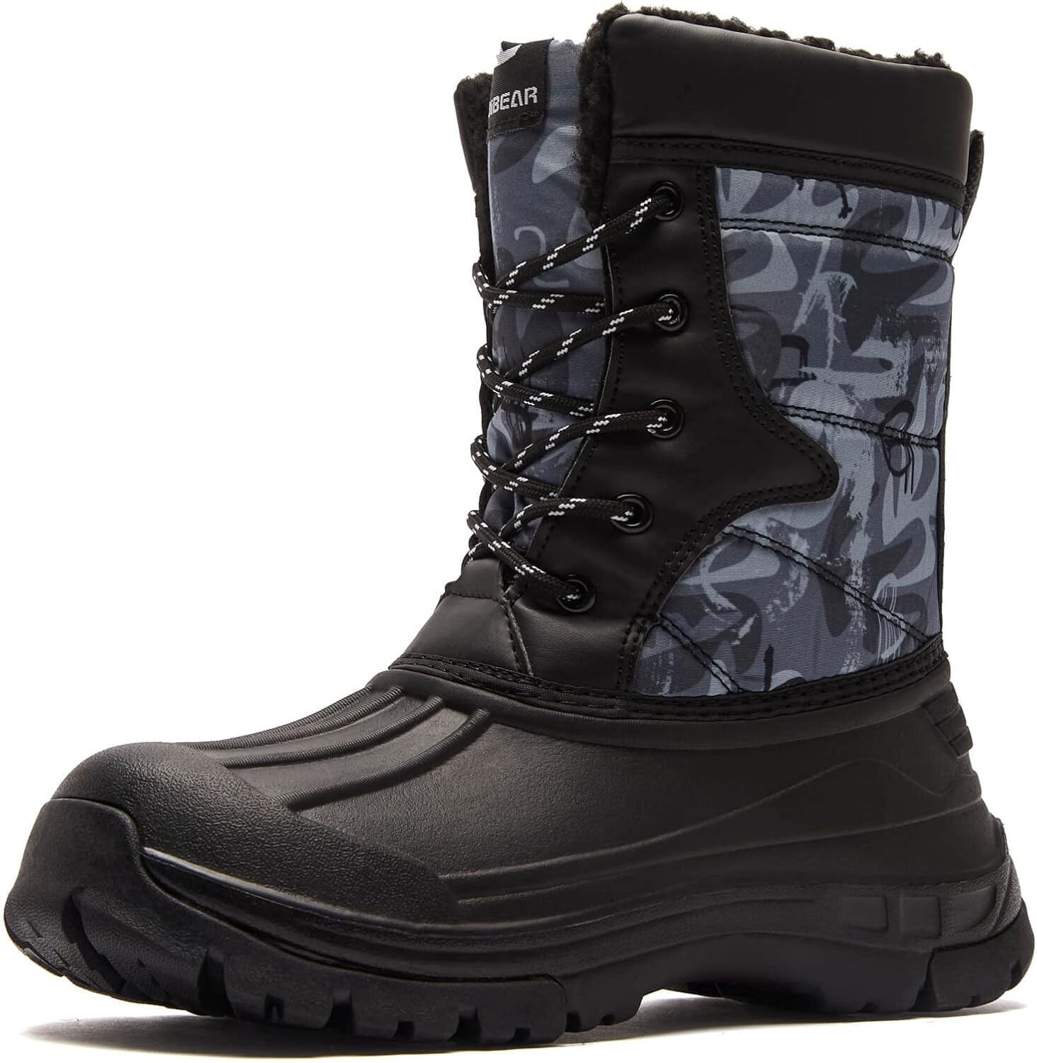 Boys’ Waterproof Winter Snow Boots with Insulation for Cold Weather