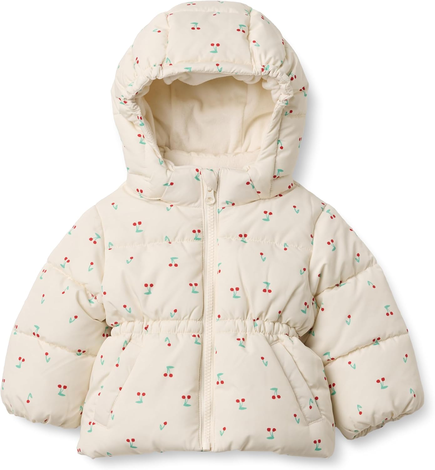 Amazon Essentials Baby-Girls Water-Repellent Hooded Puffer Jacket