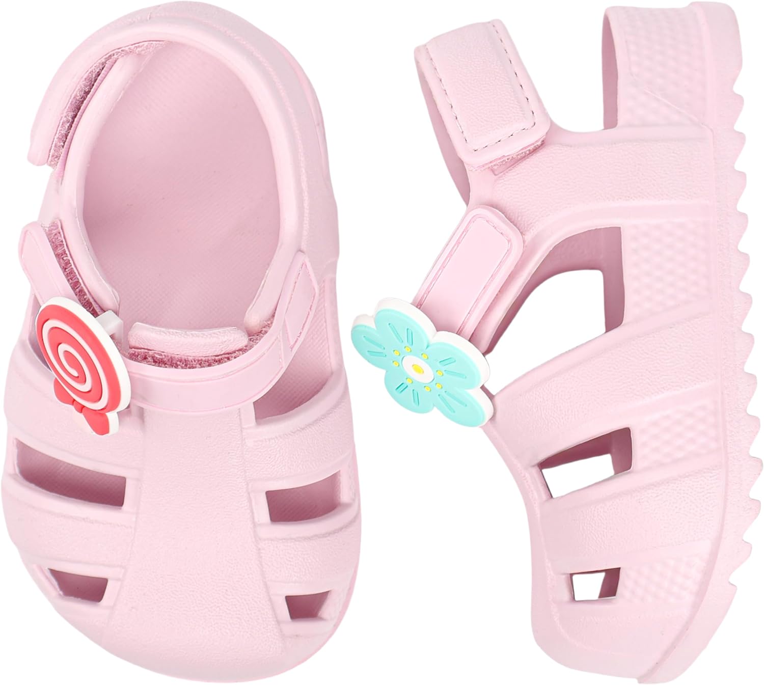 ChayChax Toddler Classic Fisherman Sandals Boys Girls Closed Toe Water Pool Beach Sandal Naturally Splay
