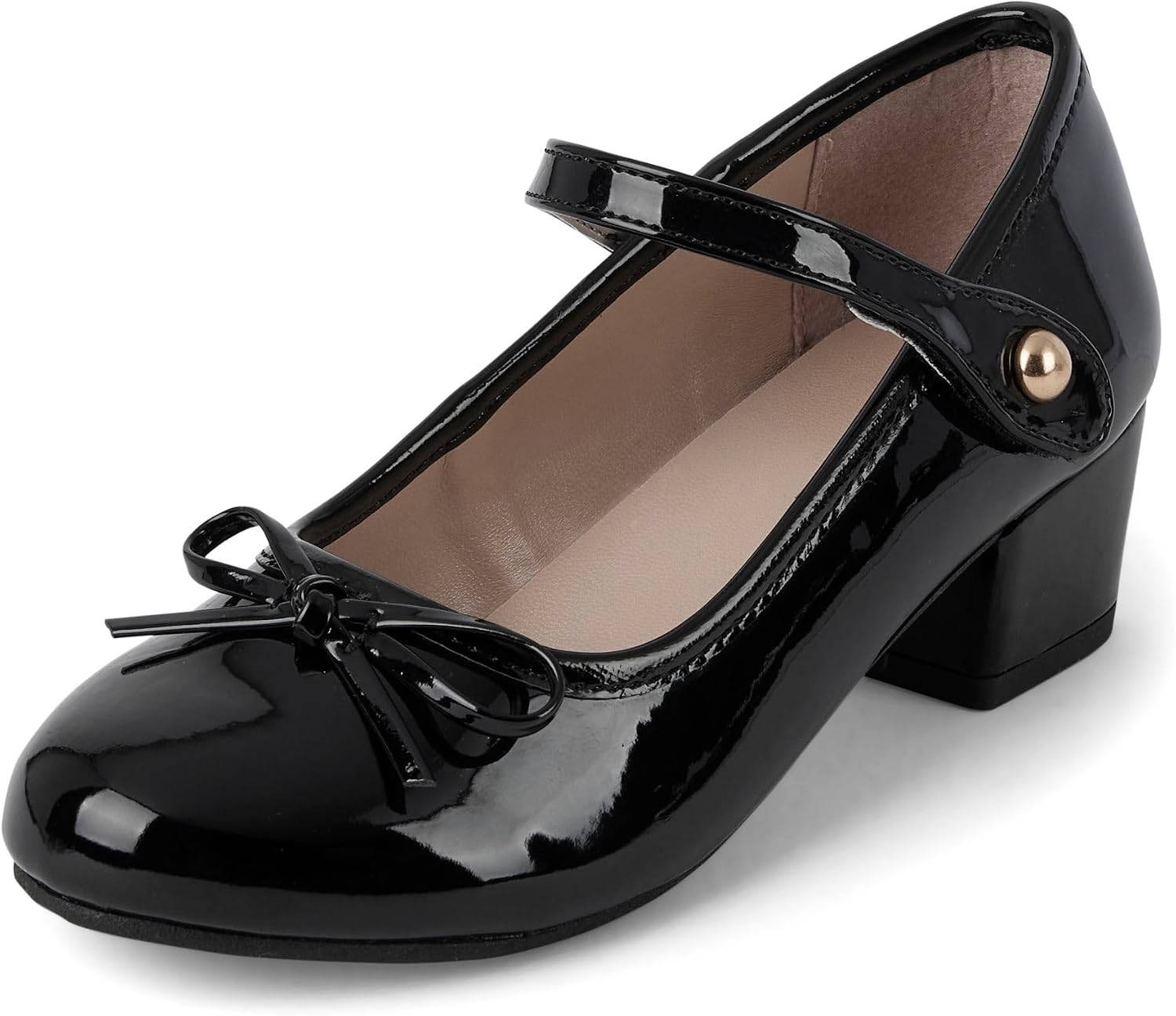 The Children’s Place Girls’ Girl’s Low Heel Dress Pumps