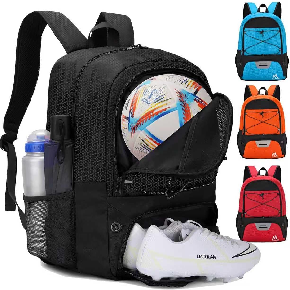 Hsmihair Soccer Bag-Soccer Backpack&Backpack for & Football Volleyball & Basketball,with Ball Compartment and Separate Cleat
