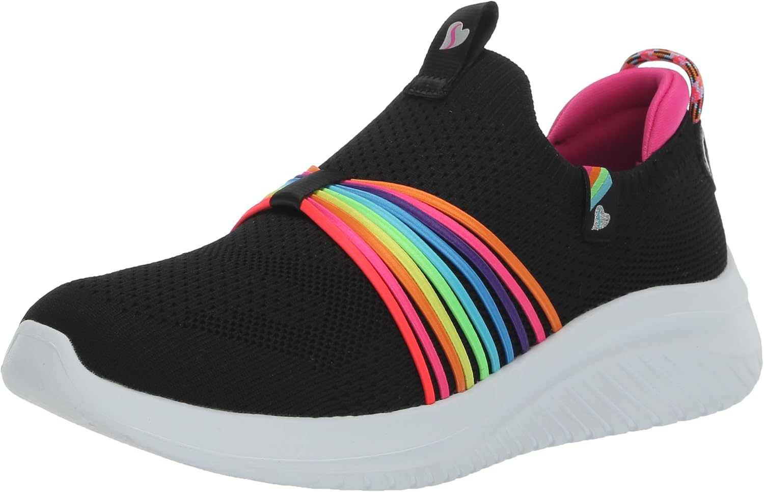Skechers Girls’ Ultra Flex 3.0 Rainbow Speed Sneaker