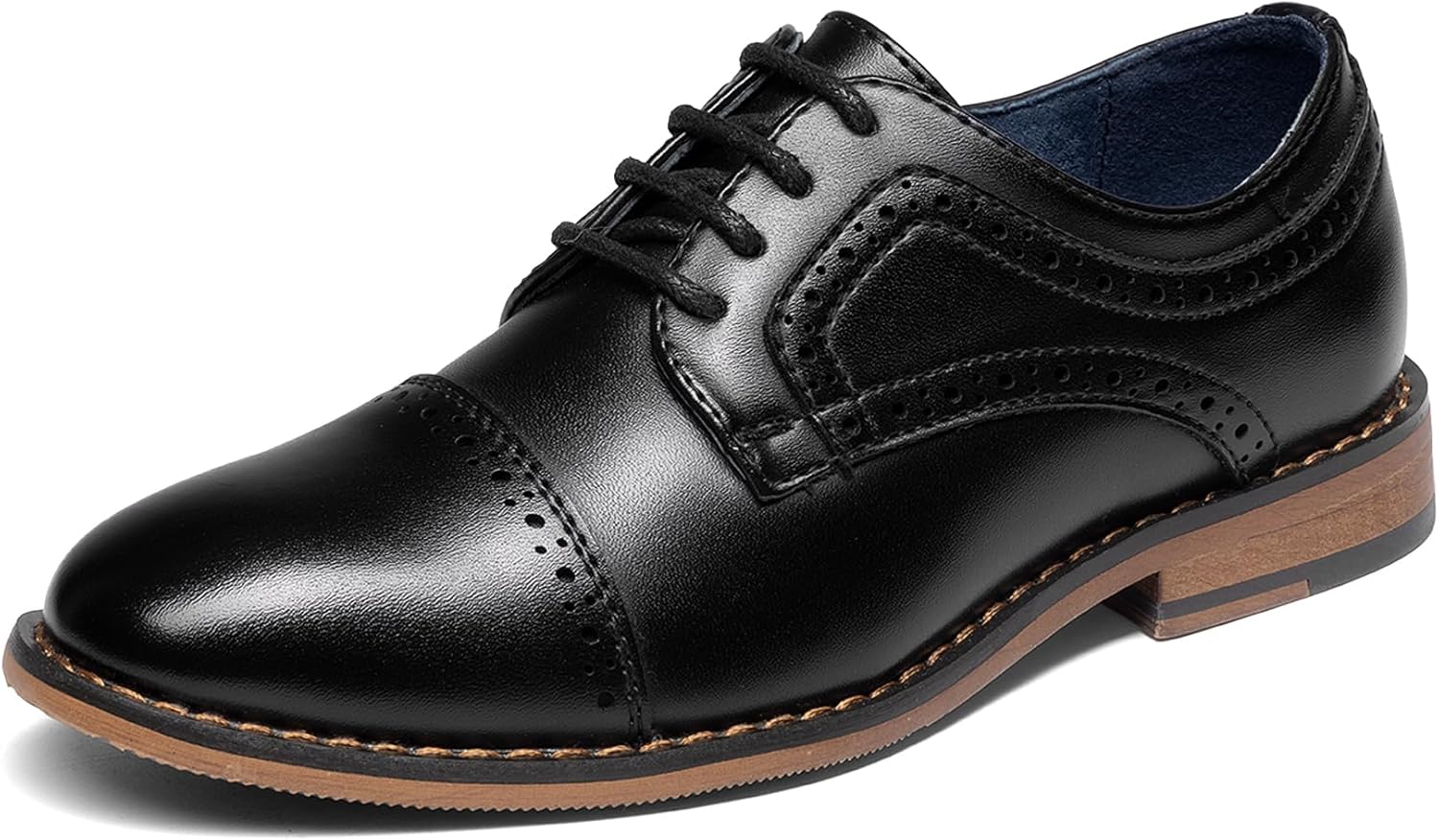 Bruno Marc Boy’s Prince-K1 Classic Oxfords Dress Shoes