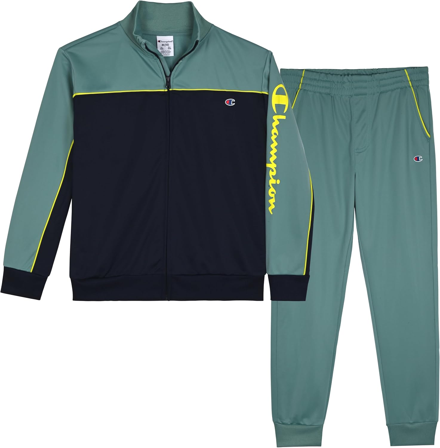Champion Boys Jogger Set Fleece Hoodie and Sweatpants Tracksuit