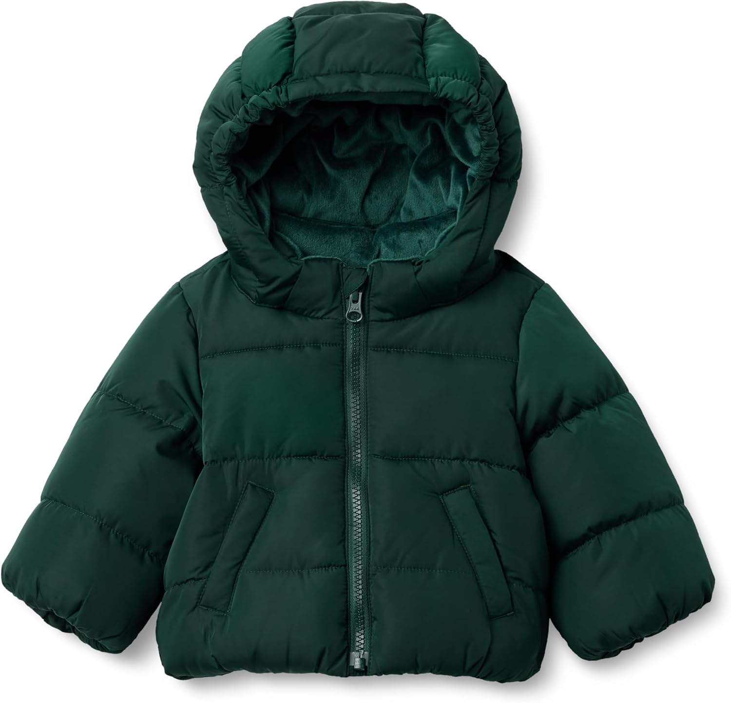 Amazon Essentials x Sofia Grainge Babies, Toddlers, and Boys’ Water-Resistant Hooded Puffer Jacket