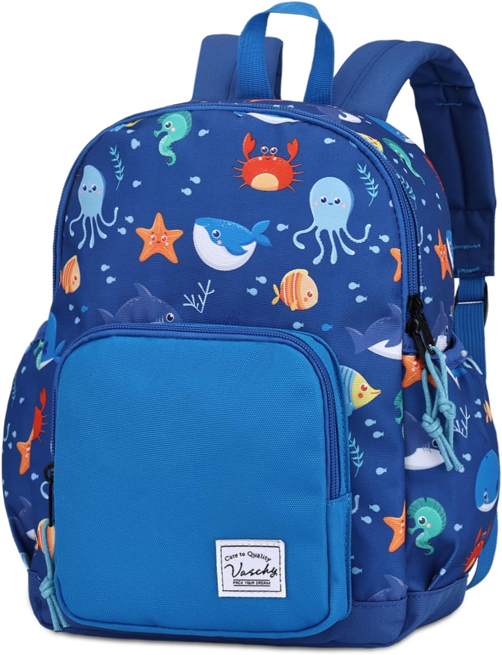VASCHY Kids backpacks, Cute Lightweight Water Resistant Preschool Backpack for Boys and Girls Chest Strap | Cute