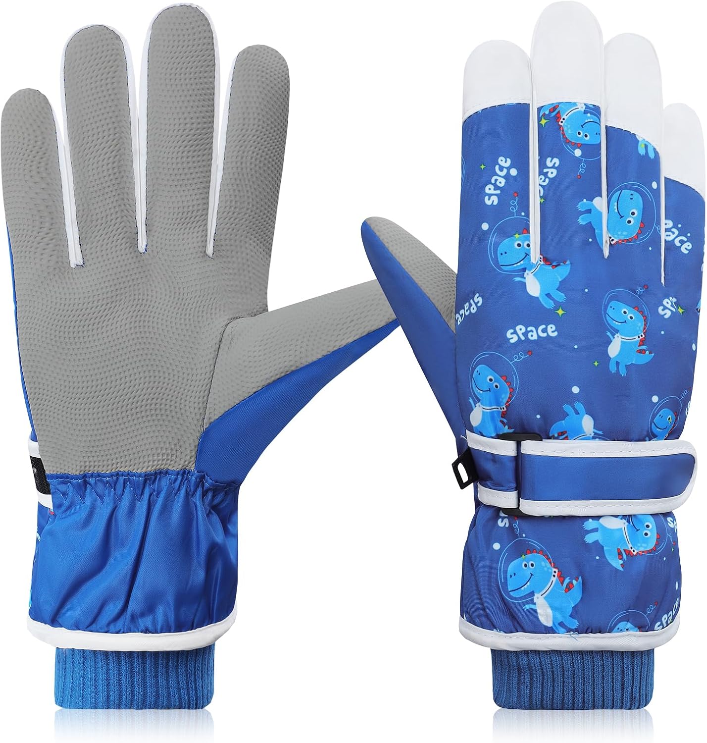 Ski Gloves for Kids, Waterproof Snow Gloves Cold Weather, Touchscreen Snowboard Glove for Boys Girls 7-16