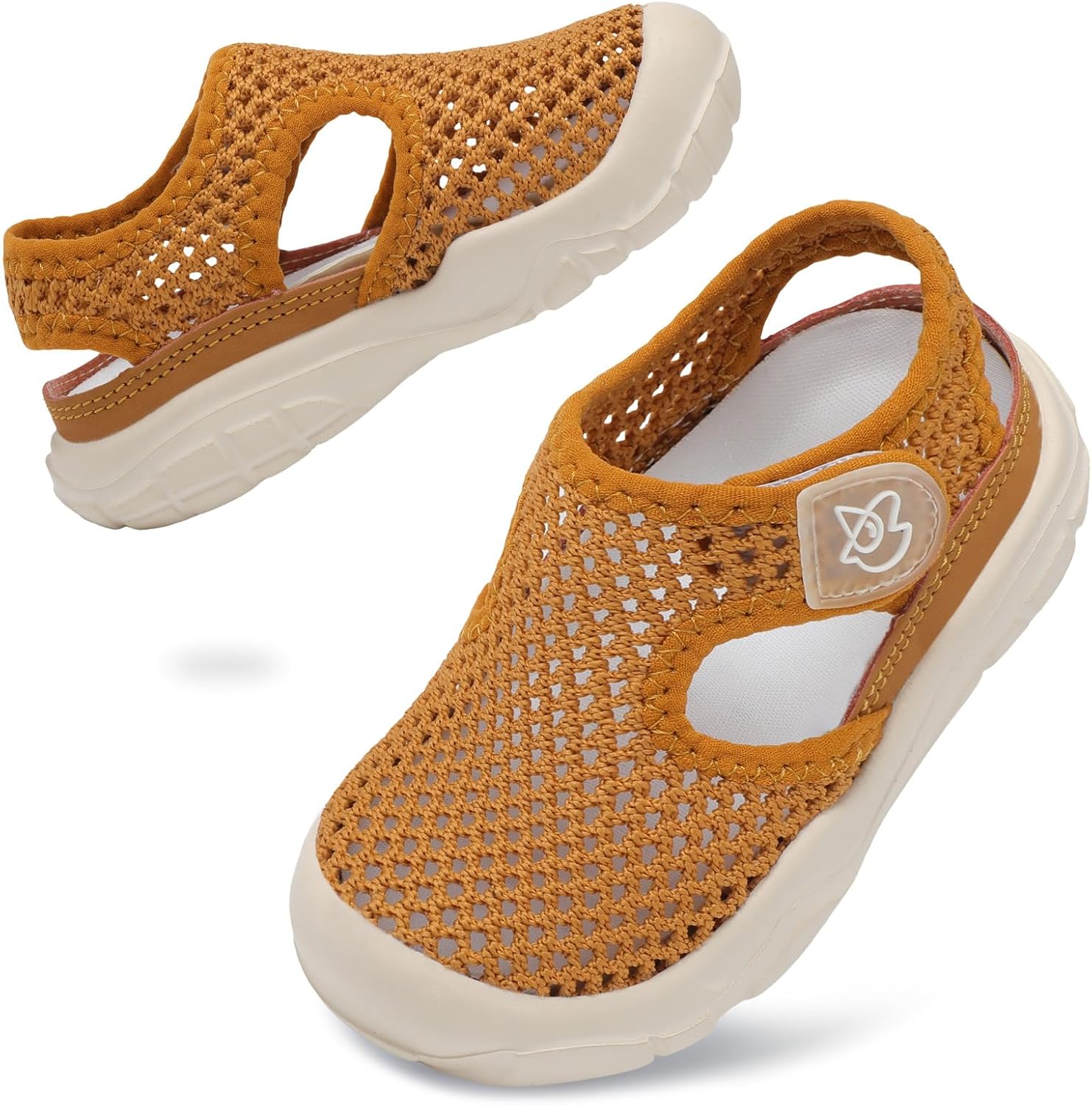 LeIsfIt Toddler Sandals Boys Girls Wide Sandals Kids Water Sandal Shoes Lightweight Barefoot Summer Shoes for Indoor Outdoor