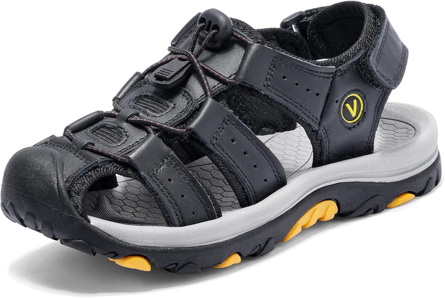 Kids Sandals Boys Summer Outdoor Unisex Closed-Toe Sport Sandals Non-Slip Lightweight Athletic (Toddler/Little/Big Kid)