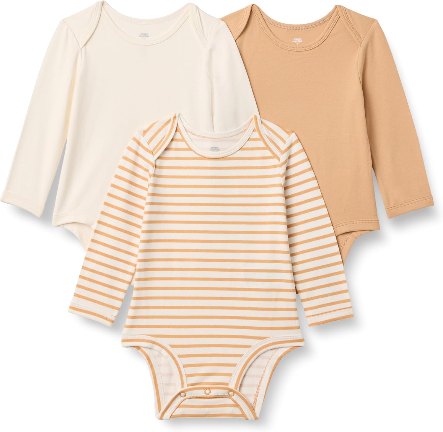 Amazon Essentials x Sofia Grainge Unisex Babies’ Cotton Long Sleeve Crew Neck Bodysuit