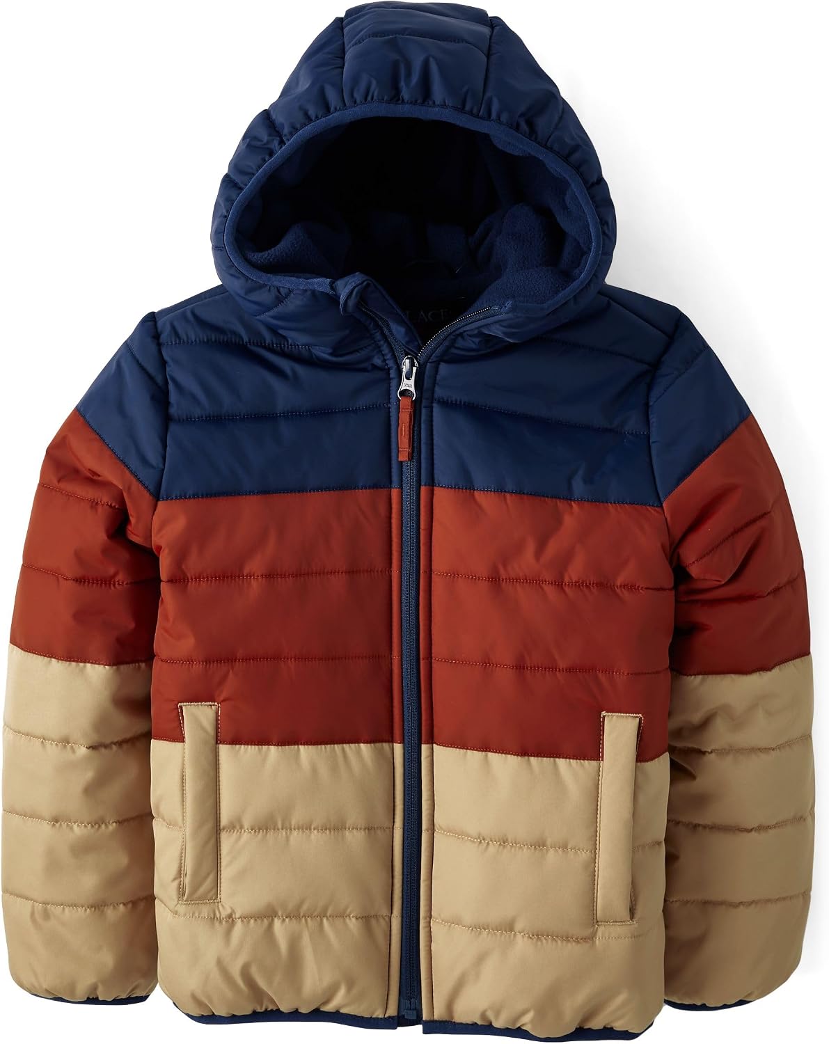 The Children’s Place Boys’ Medium Weight Puffer Jacket, Wind, Water-Resistant