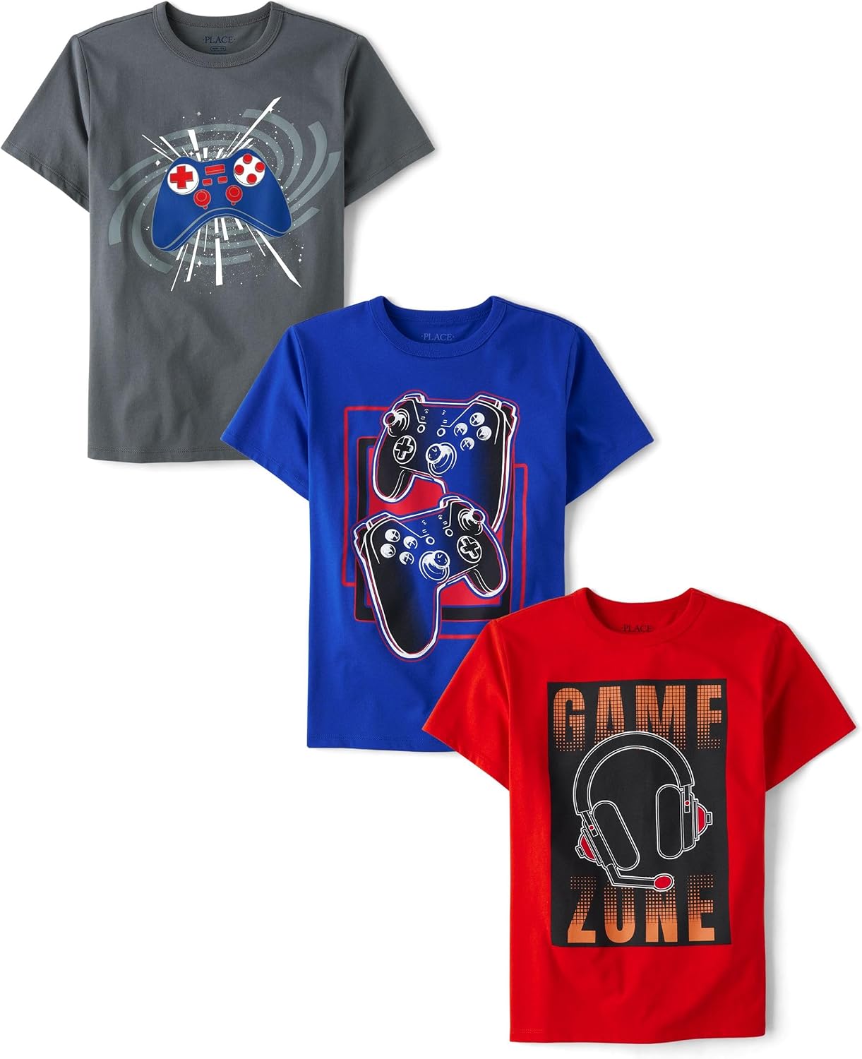 The Children’s Place Boys The Children’s Place Boys Short Sleeve Graphic T- Shirt 3-Pack
