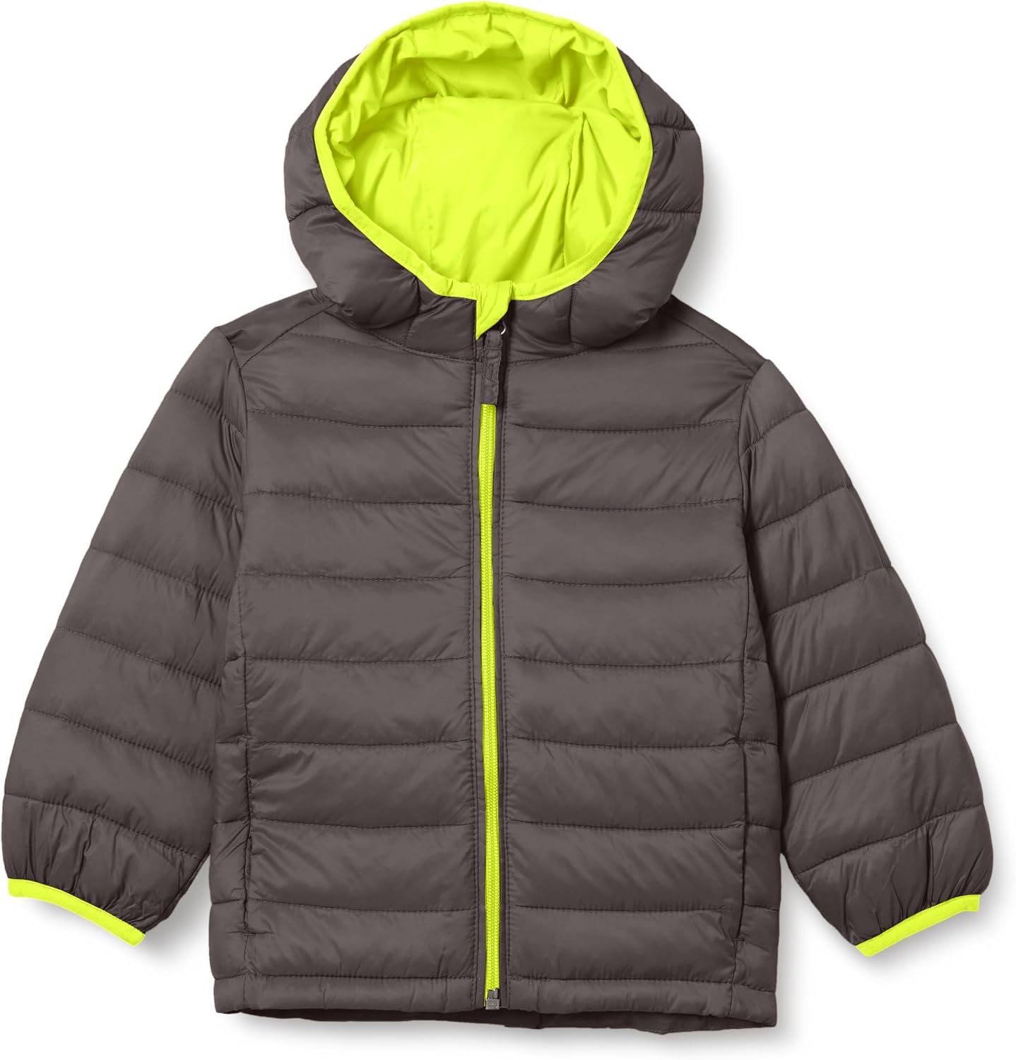 Amazon Essentials Boys and Toddlers’ Lightweight Water-Resistant Packable Hooded Puffer Jacket, Insulated