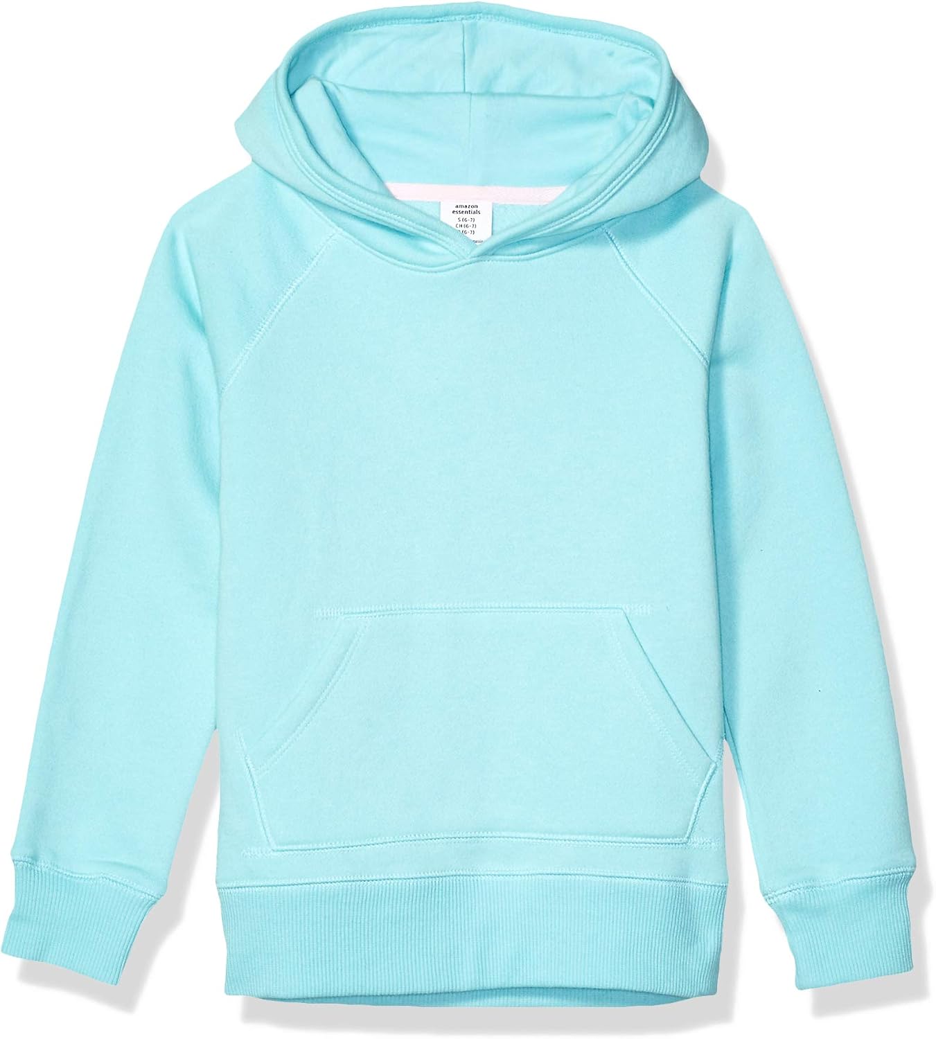 Amazon Essentials Girls and Toddlers’ Pullover Hoodie Sweatshirt, Soft Brushed Fleece
