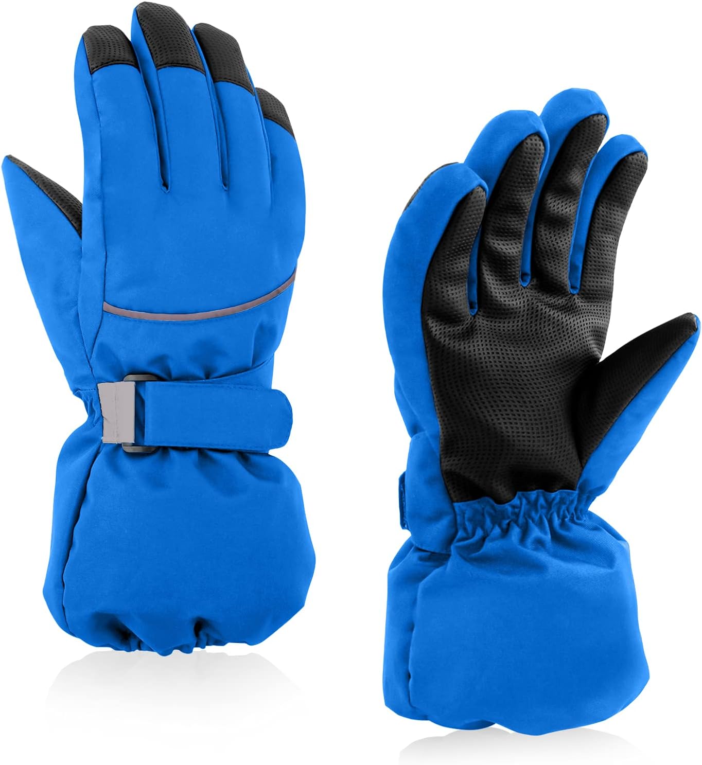 BAVST Kids Winter Glove Boys Girls Snow Ski Waterproof Gloves for Teens Fleece Lining Warm Mittens Outdoor