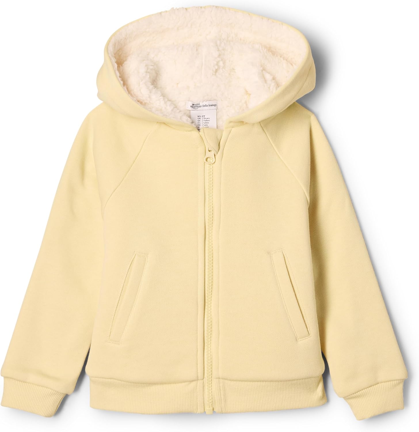 Amazon Essentials x Sofia Grainge Unisex Toddlers and Babies’ French Terry Zip Hoodie Sweatshirt