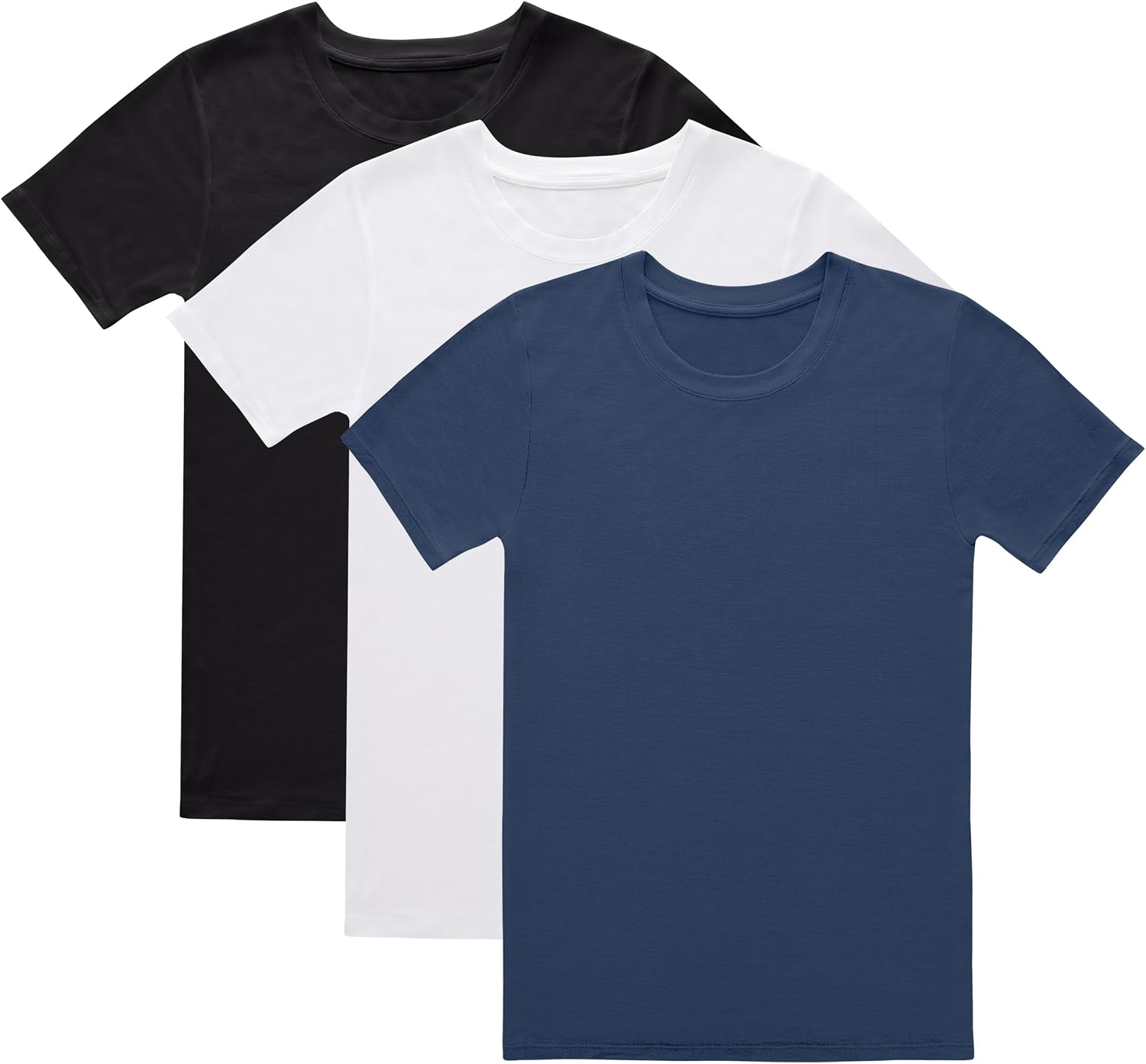 Hanes Boys’ Originals Supersoft Moisture-Wicking T-Shirt 3-Pack