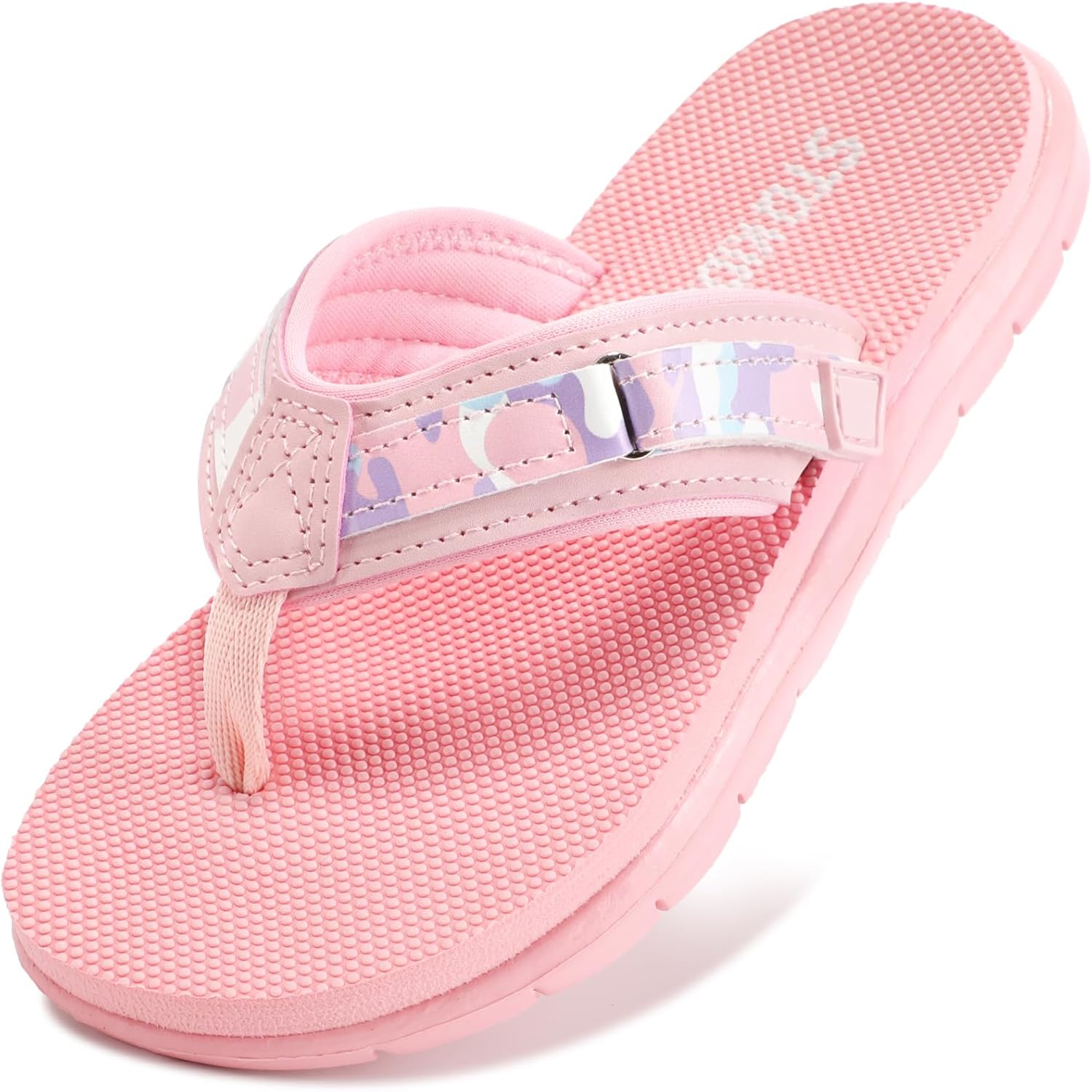 STQ KIDS Flip Flops Boys Sandals Girls Unisex Summer Beach Non Slip Sport Bathroom Pool Swimming Shower Little/Big Kid Outdoor & Intdoor