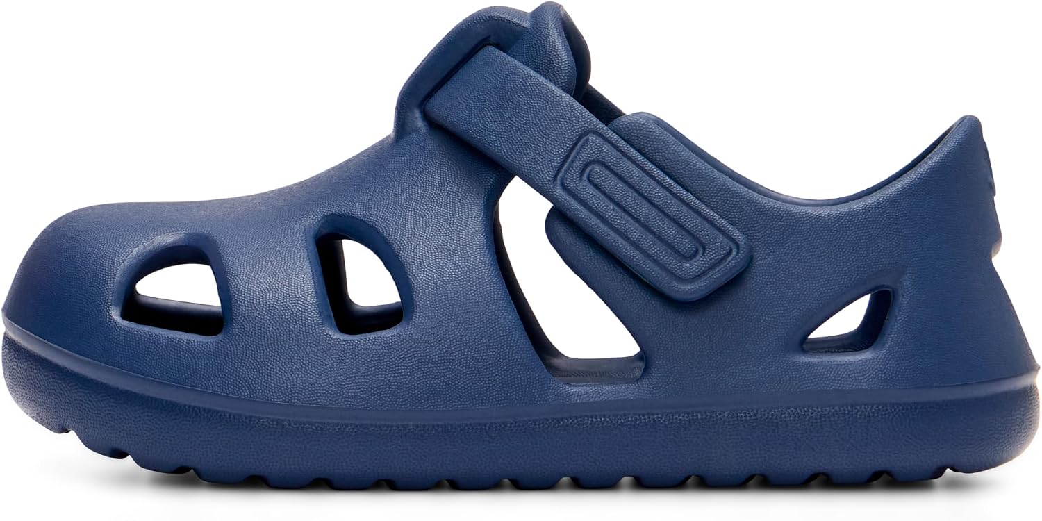 Ten Little Splash Sandals for Toddlers, Kids & Baby – APMA-Approved, Closed Toe, Adjustable Toddler Sandals for Boys & Girls – Flexible EVA, Lightweight, Quick Drying Water Shoes for Kids