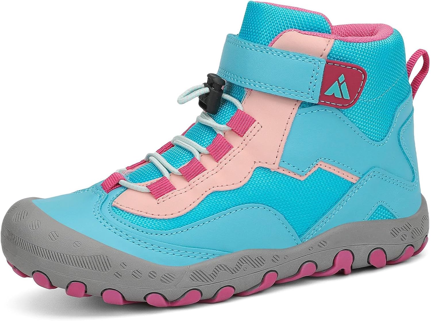 Mishansha Kids Water Resistant Hiking Boots, Boys Girls Anti Collision Anti-Skid Athletic Outdoor Adventure Trekking Shoes