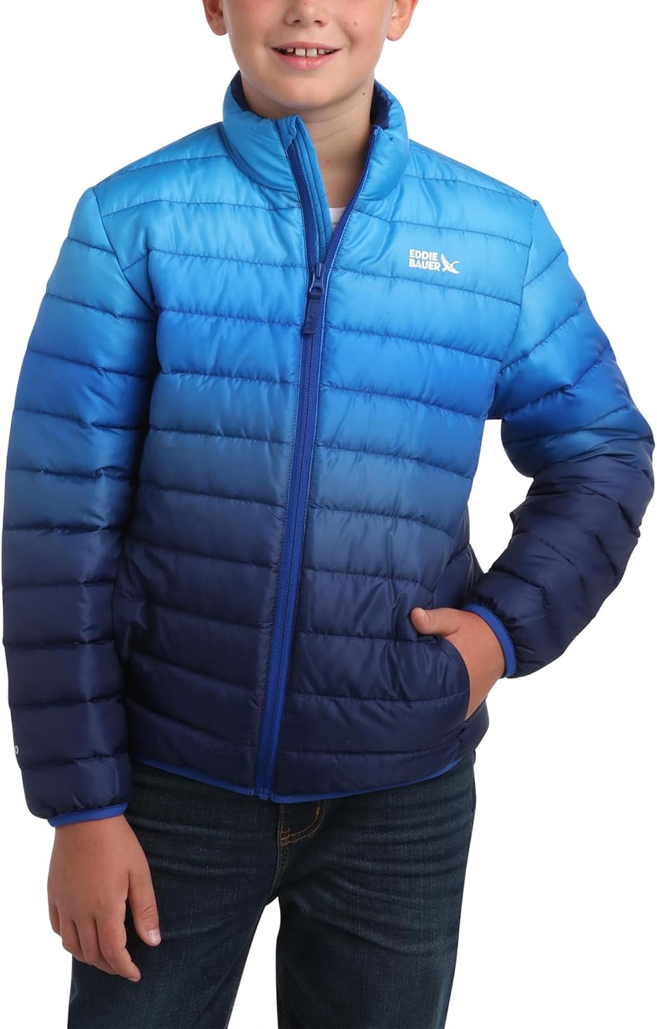 Eddie Bauer Kids’ Jacket – CirrusLite Weather Resistant Down Coat for Boys and Girls- Insulated Quilted Bubble Puffer (5-20)