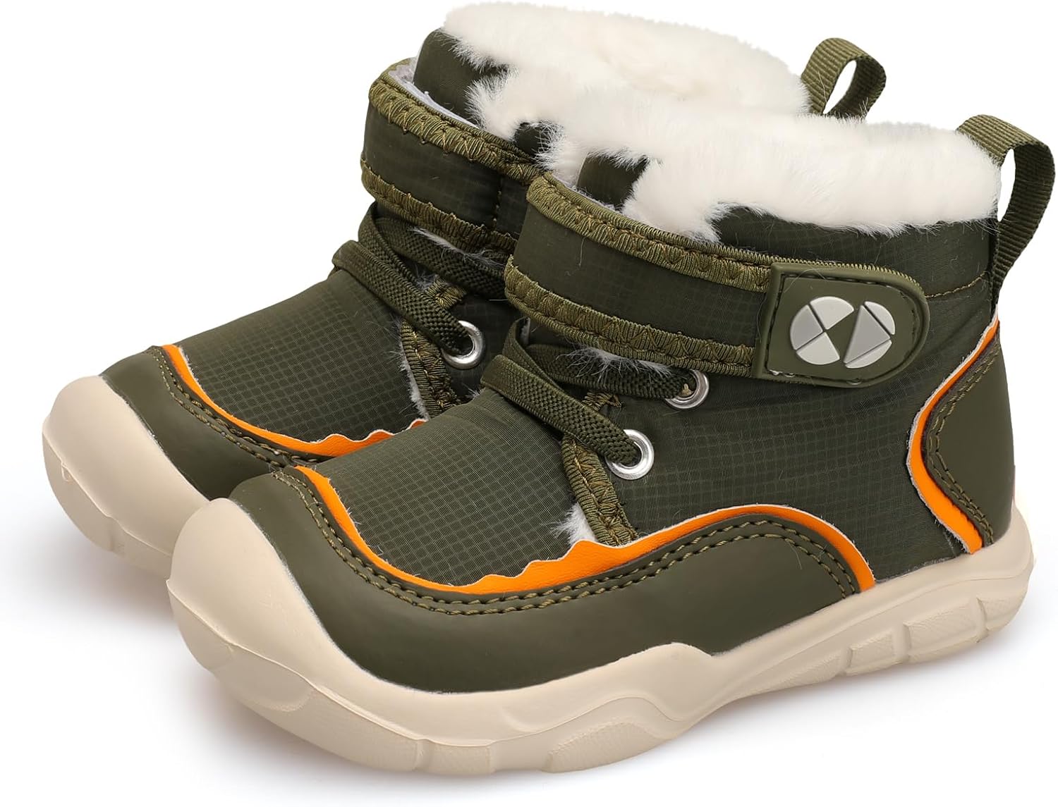 Centipede Demon Toddler Boots Boys Girls Winter Boots Waterproof Fleece Kids Snow Boots Faux Fur Booties Warm Walking Shoes for Indoor Outdoor