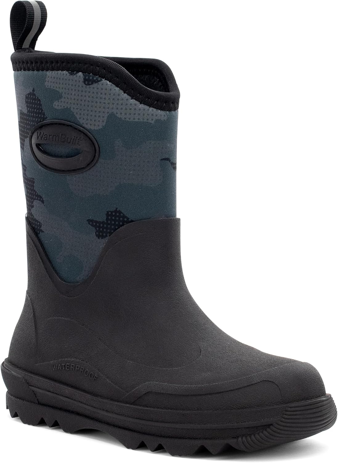 Western Chief Kids Traverse Neoprene Cold Weather Boots – Waterproof, Insulated, Warm, and Comfortable Winter Boots for Girls & Boys, – Kids Rubber Rain Boots with Fleece Lining