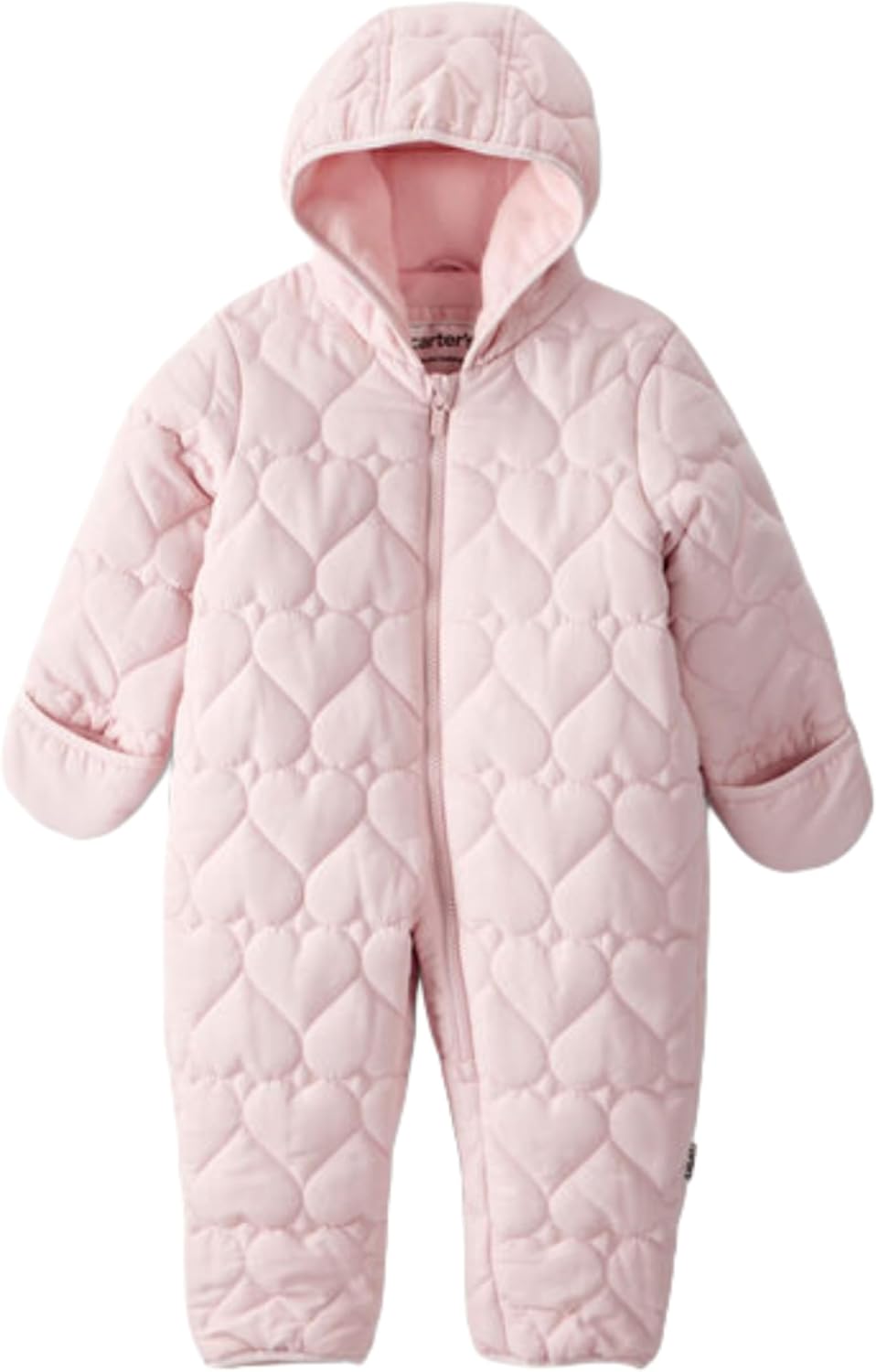 Carter’s Baby Girls’ Cozy One-piece Footed Pram Snow Suit