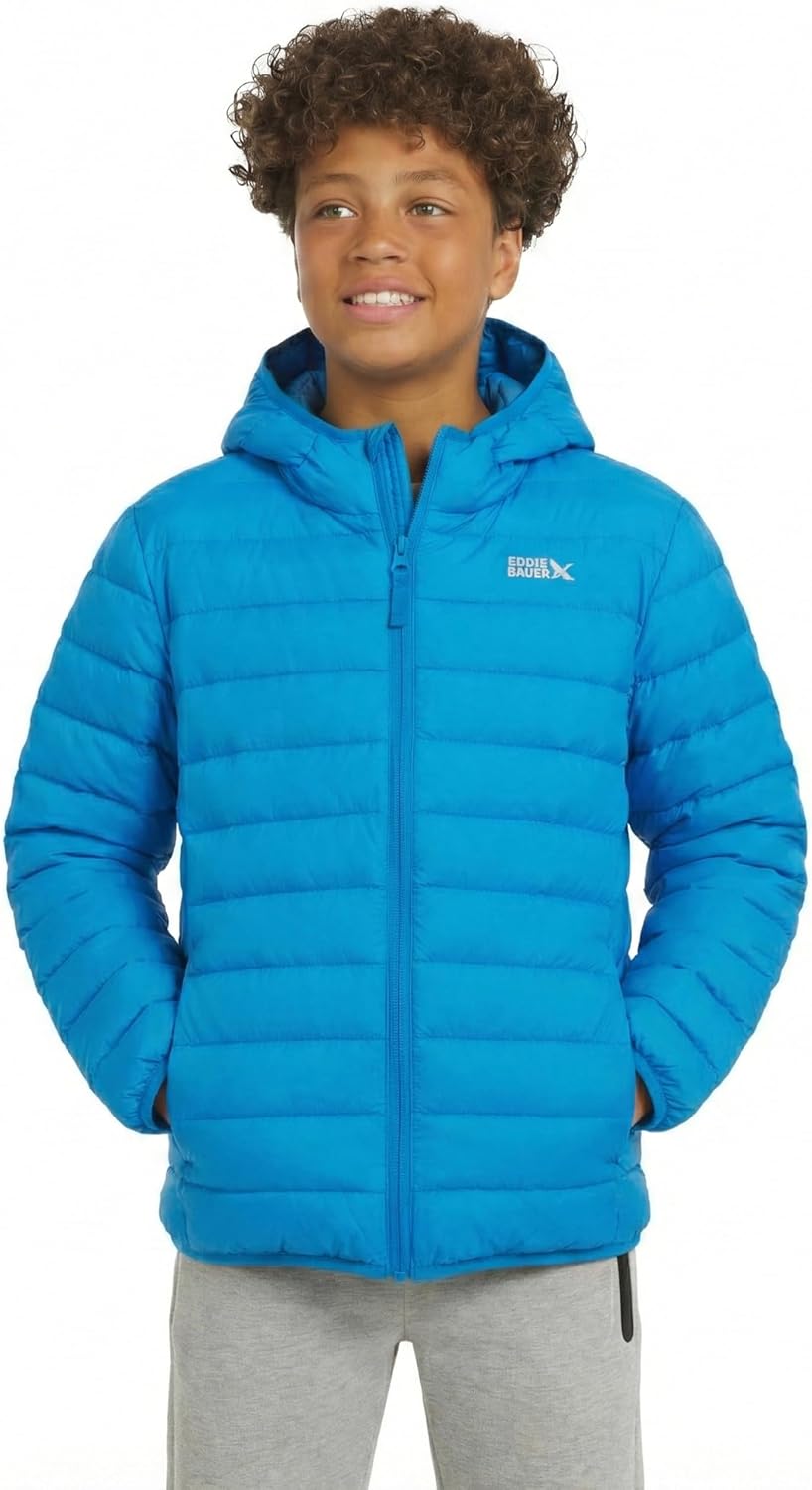 Eddie Bauer Boys’ CirrusLite Lightweight Down Puffer Jacket