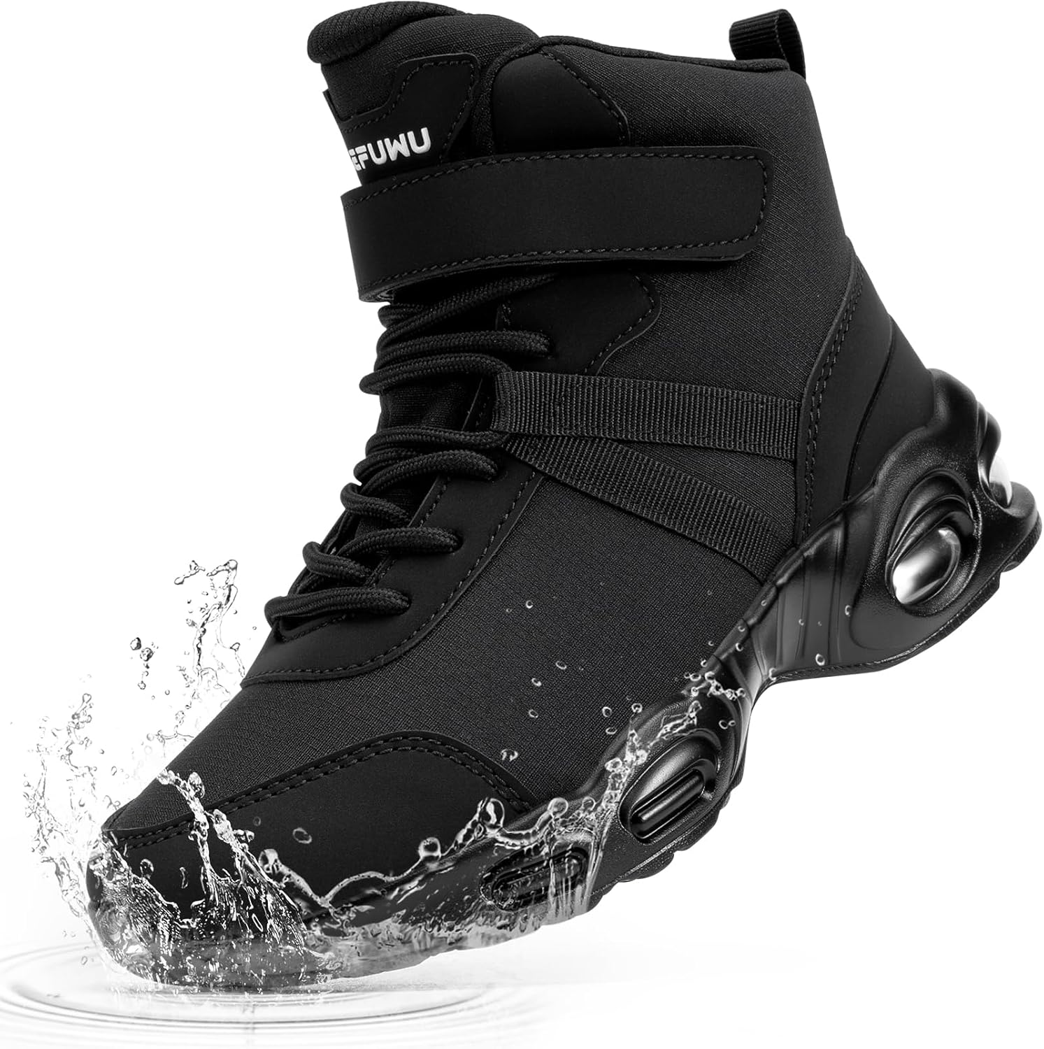 Kids Hiking Boots Waterproof Non-Slip Girls Boys Hiking Shoes Anti-Collision Athletic Unisex-Child Outdoor Trekking Sneakers