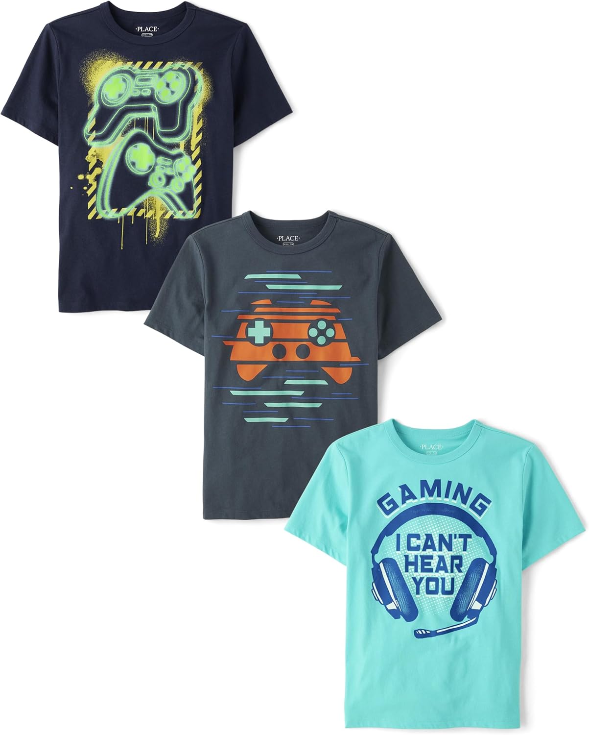 The Children’s Place Boys The Children’s Place Boys Short Sleeve Graphic T- Shirt 3-Pack