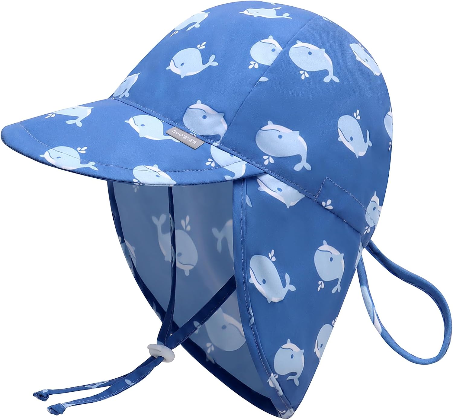 Duoyeree UPF 50+ Baby Sun Hat with Ear and Neck Protection – Toddler Beach Hat for Boys & Girls – Ideal for Summer Fun