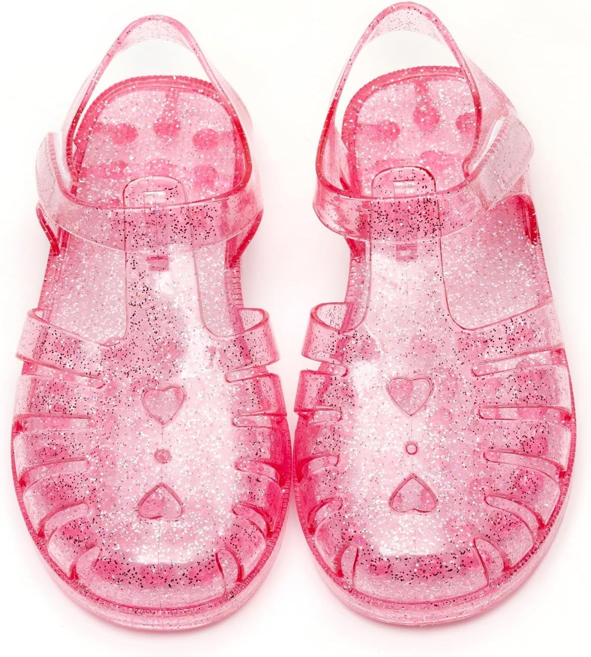 Girls Jelly Sandals Summer Costume Princess Dress Flat Breathable Waterproof Fisherman Gladiator Shoes For Girl Closed Toe Beach Flat-Sandals For Toddler Little Kid Big Kids