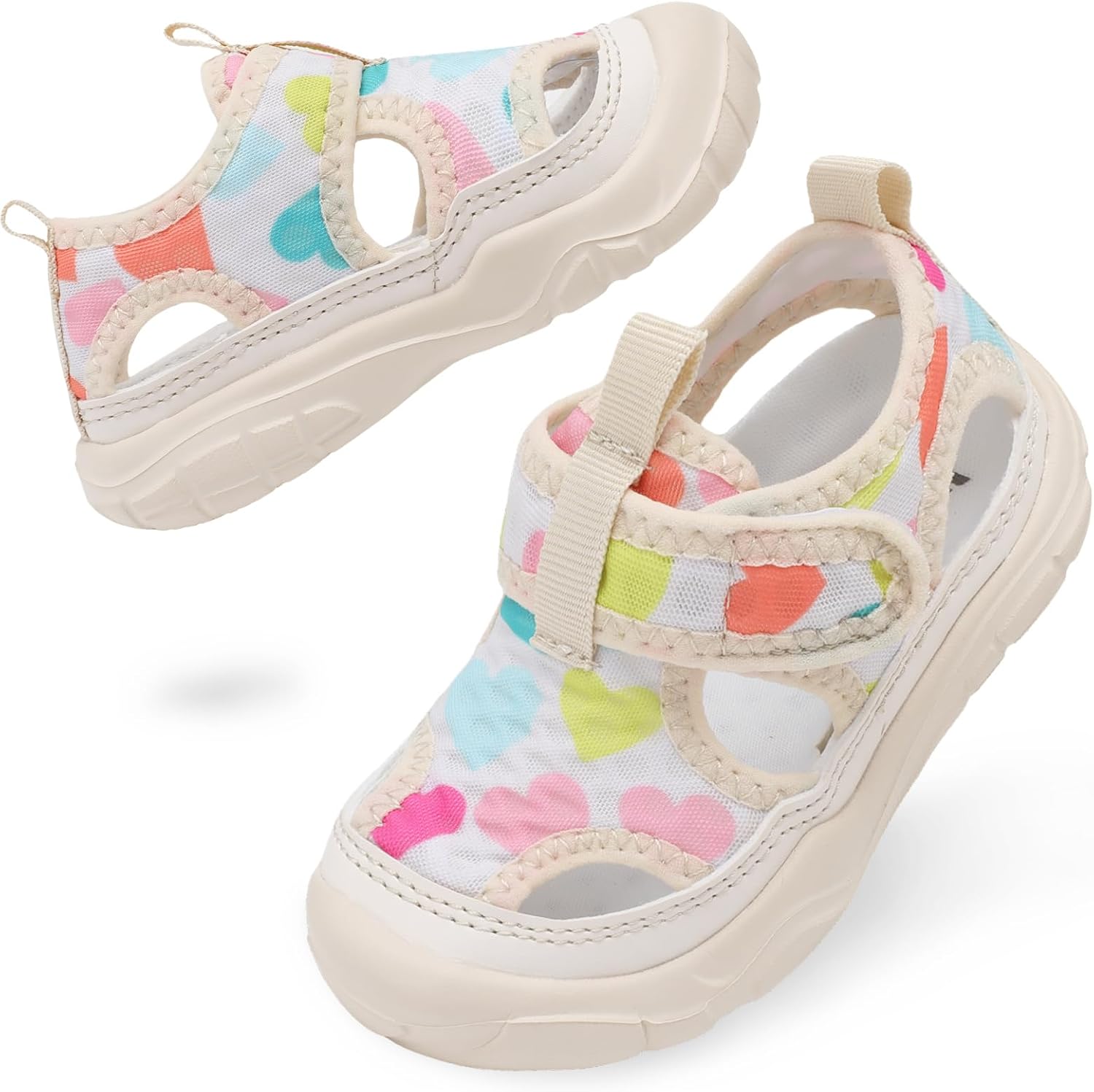 BARERUN Kids Water Shoes Boys Girls Barefoot Aqua Socks for Swim Surf Pool Beach Sport Lightweight Breathable Sandal Athletic Slip-On Sneaker for Toddler Outdoor Indoor