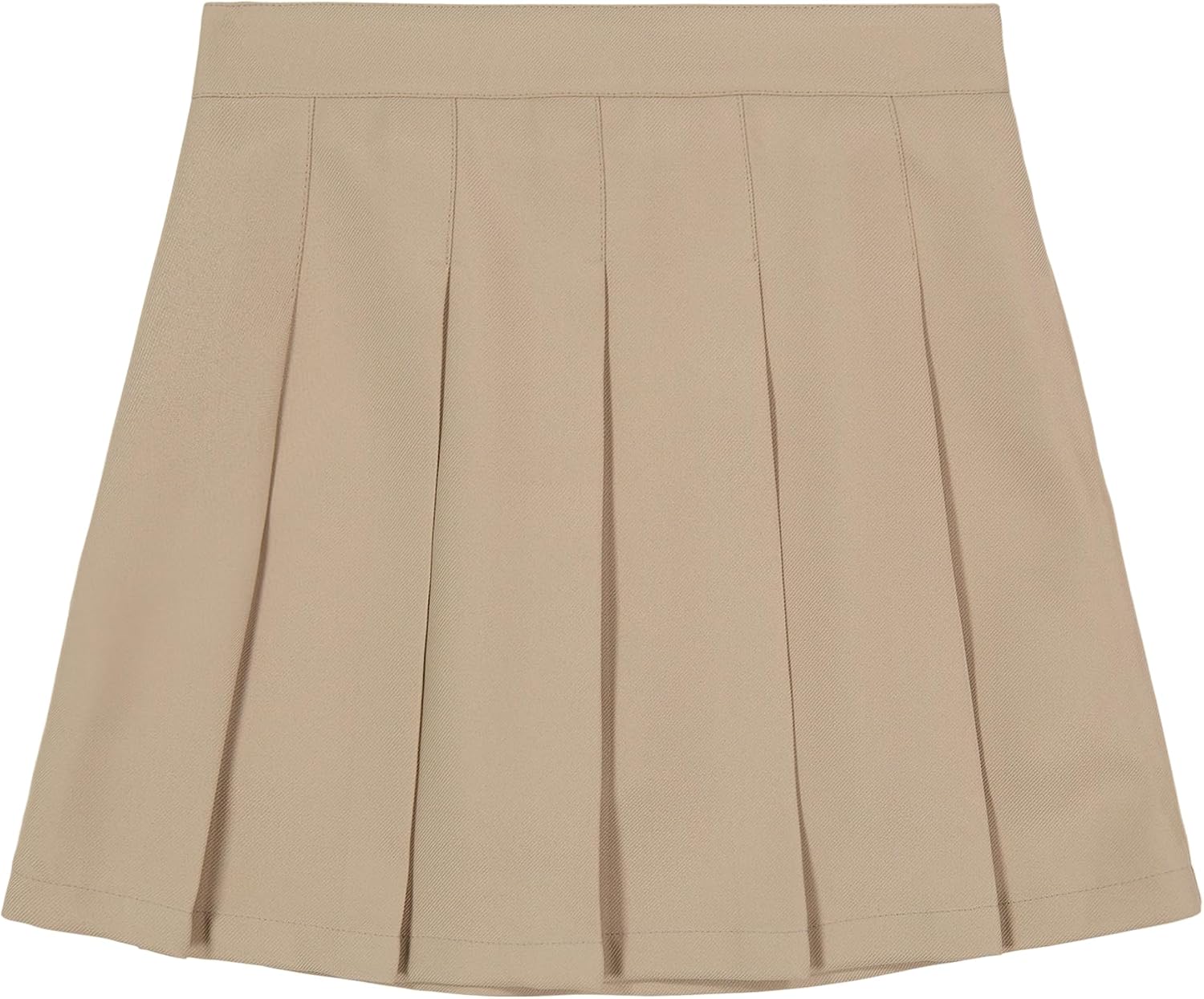 Izod Girls’ School Uniform Pull-on Scooter Skirt with Undershorts, Knit Waistband & Functional Pockets, Wrinkle Resistant