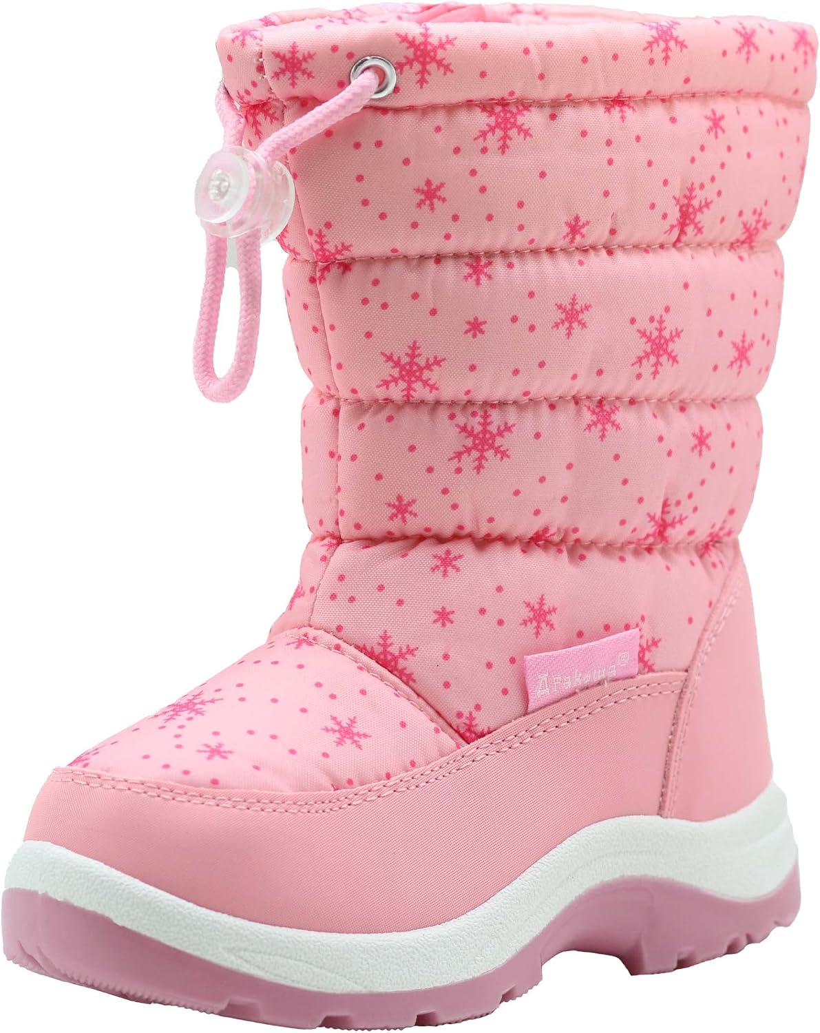 Apakowa Kid’s Girls Cold Weather Snow Boots (Toddler/Little Kid)