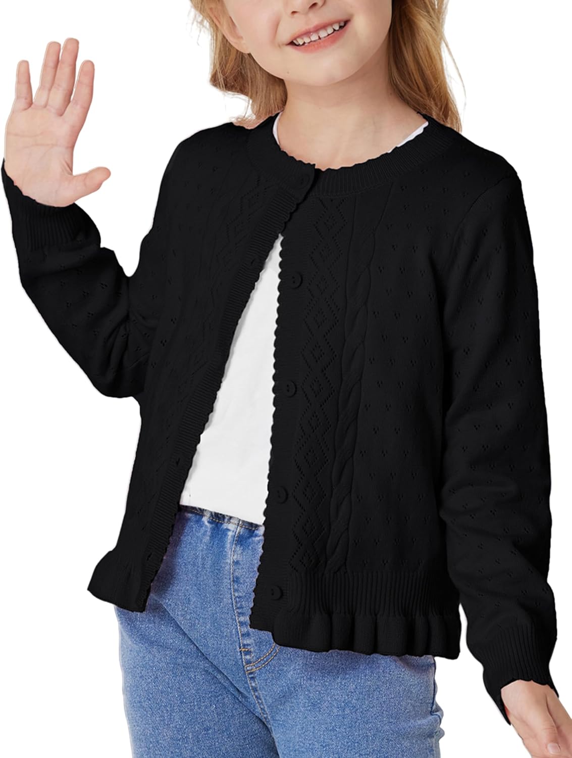 GRACE KARIN girls Crewneck