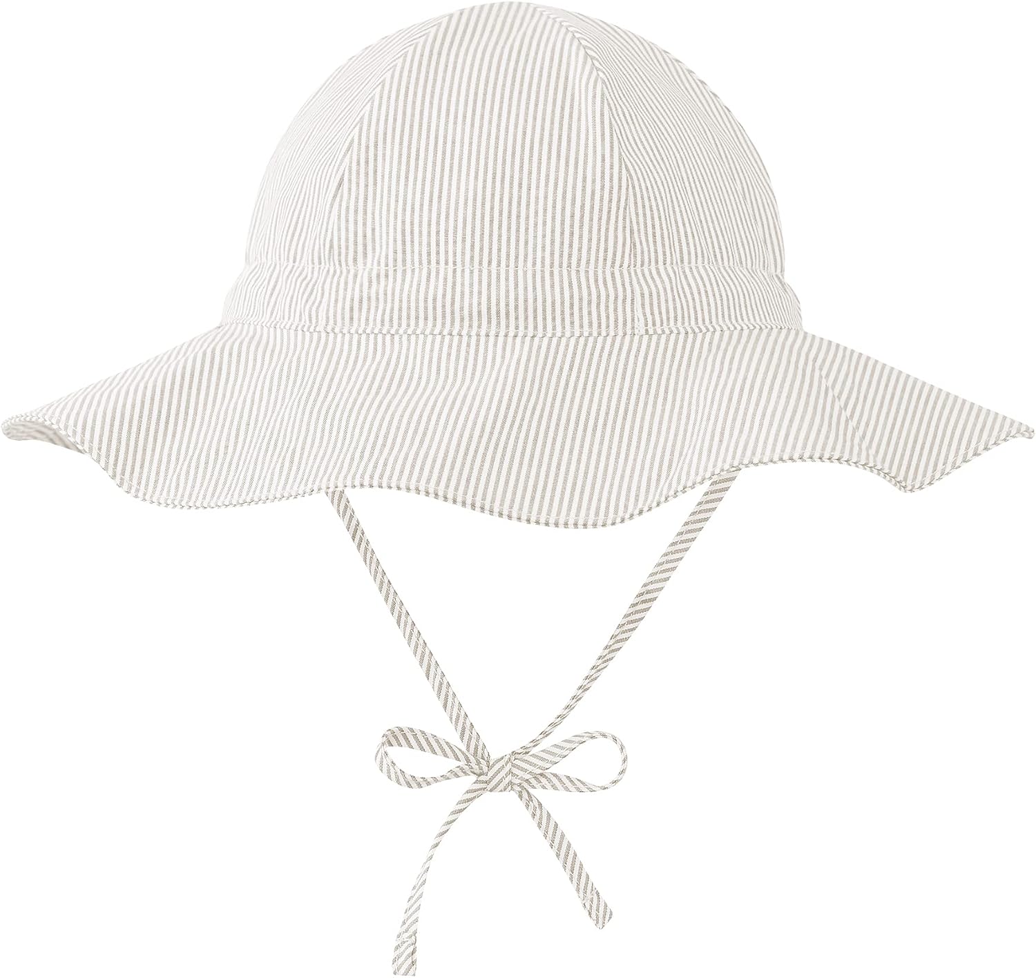 Zando UPF 50+ Baby Sun Hat for Baby Girl Boy 0-4T – Wide Brim Toddler Bucket Hat Adjustable Strap Infant Hats for Outdoor