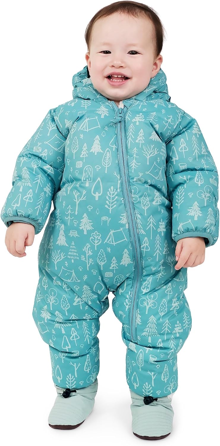 JAN & JUL Water-resistant Toasty-Dry Puffy Suit for Babies and Toddlers