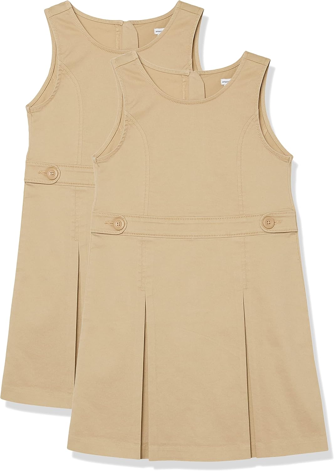 Amazon Essentials Girls’ School Uniform Pleated Jumper Dress