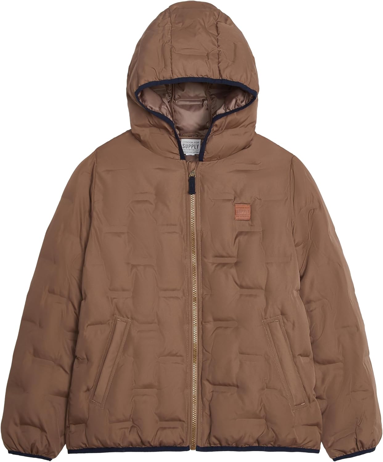 LONDON FOG Boys’ Heavyweight Quilted Puffer Jacket Winter Coat