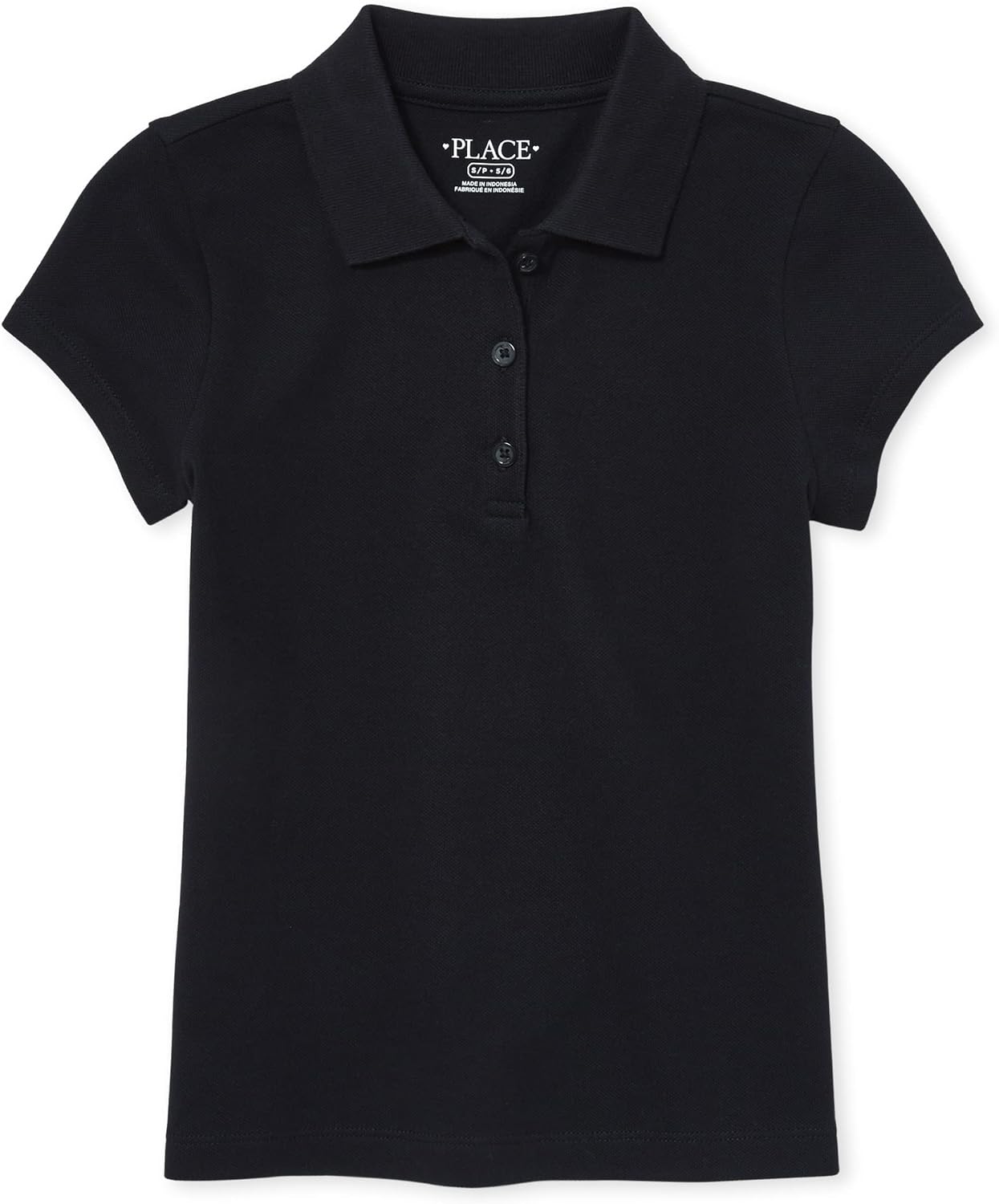 The Children’s Place baby-girls And Toddler Short Sleeve Ruffle Pique Polo