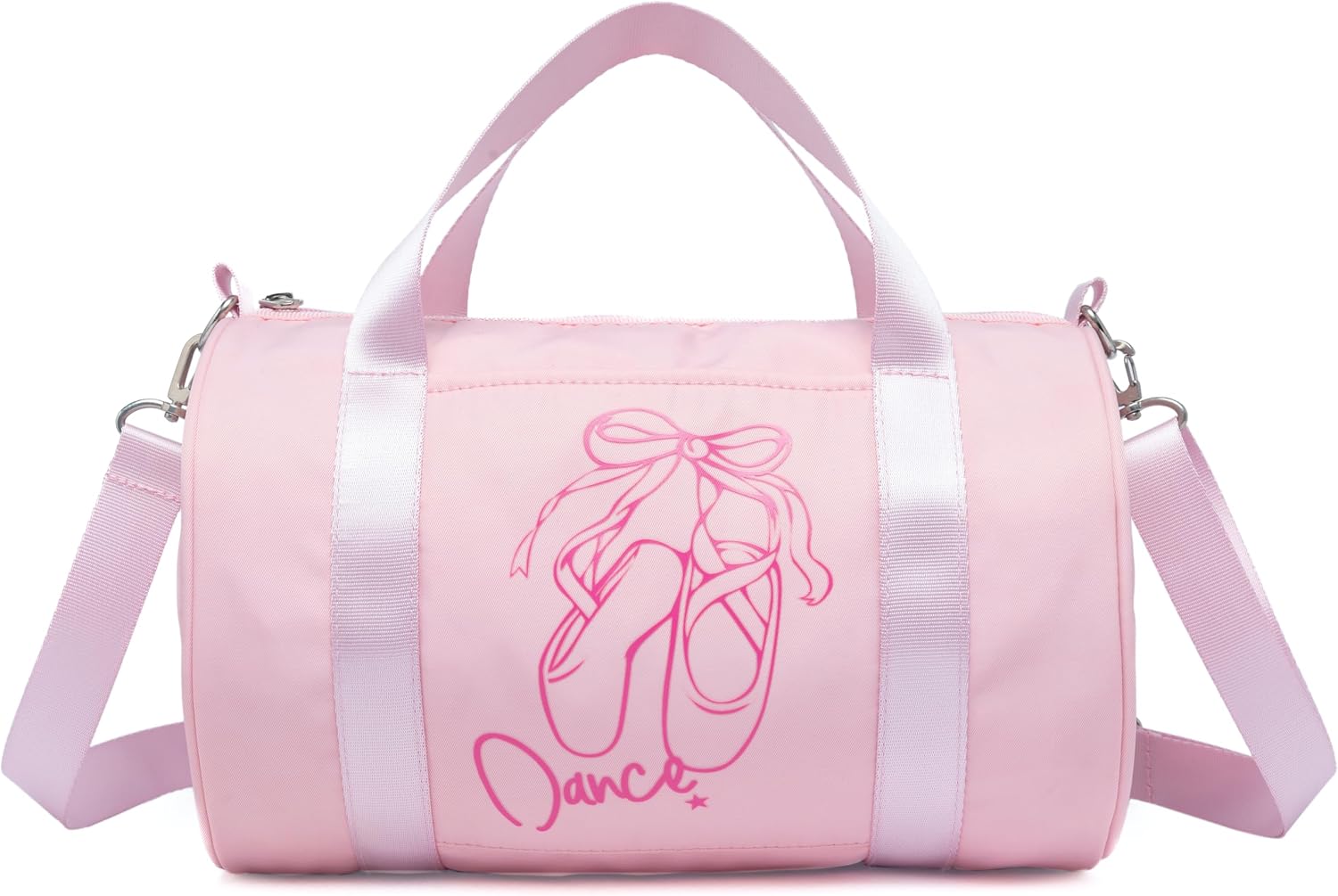 Mini Dance Ballet Tutu Bag, Small Duffle Bag for Girls, age 2-6 (Pink -Salt)