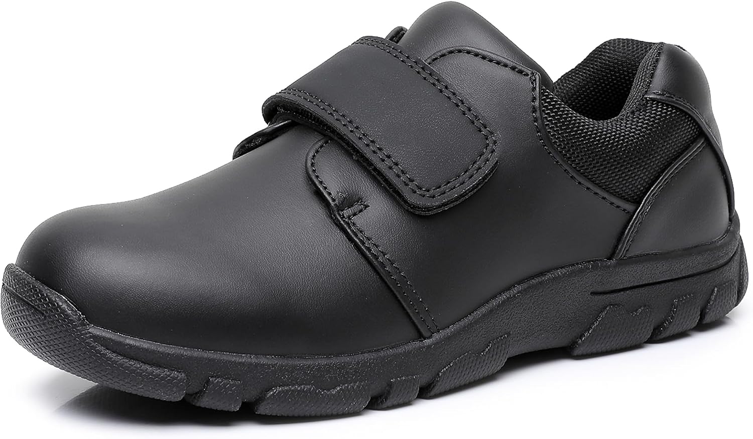 Blikcom Boys Kids School Uniform Shoes Adjustable Laces Formal Oxford Dress Shoes Loafers